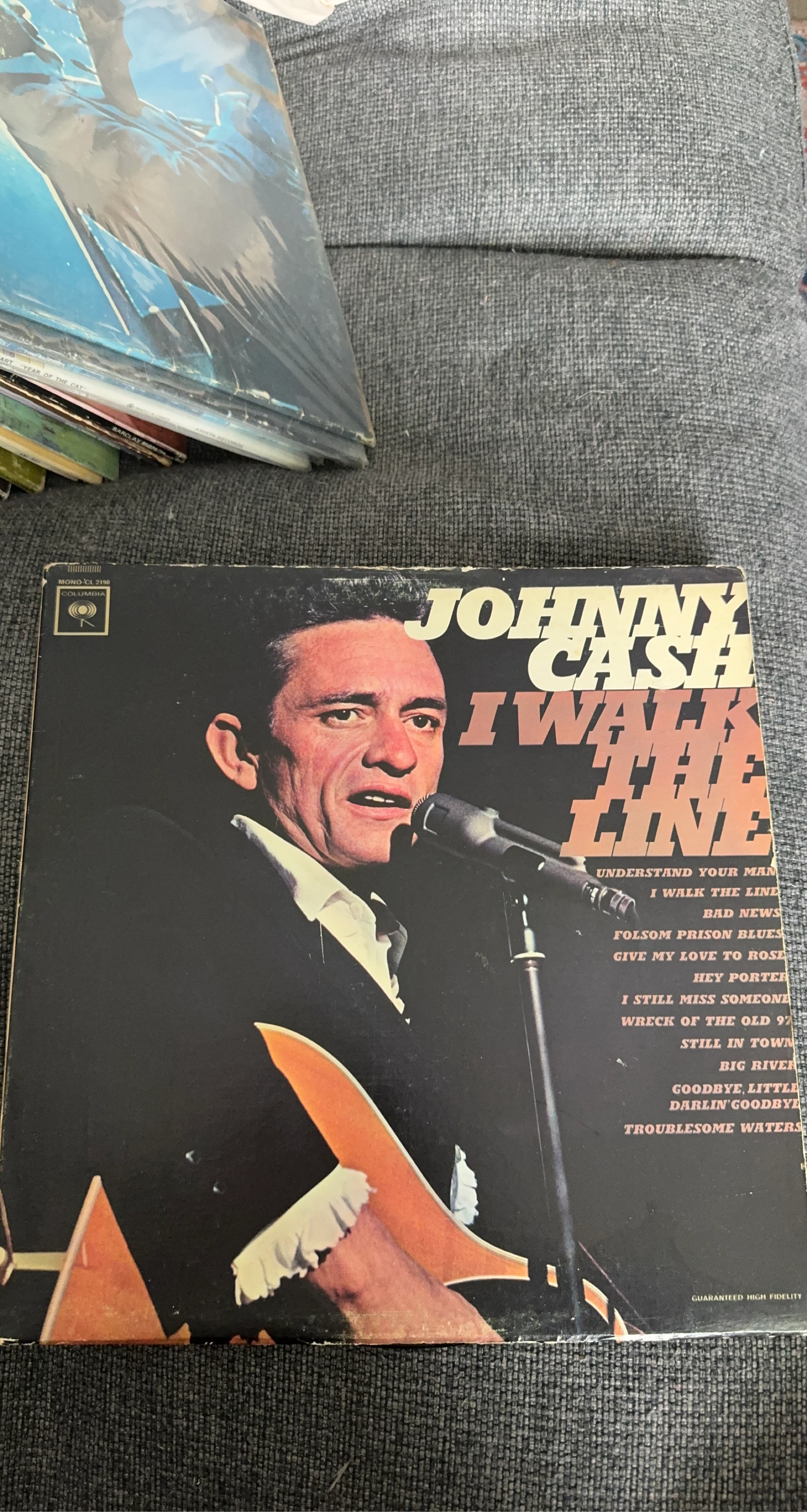 Johnny Cash I Walk the Line Vinyl Record LP CL 1539