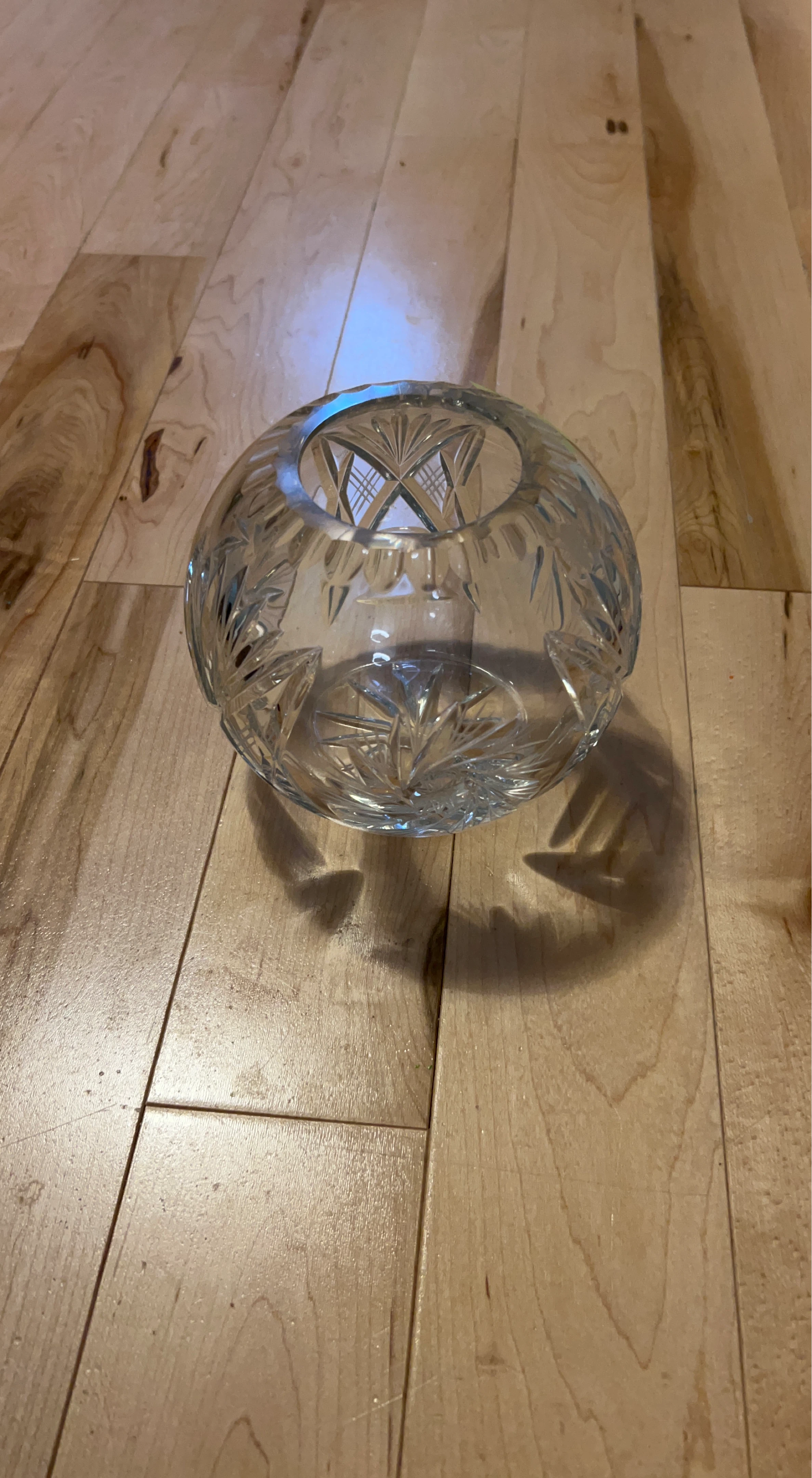 Crystal Cut Glass Vase