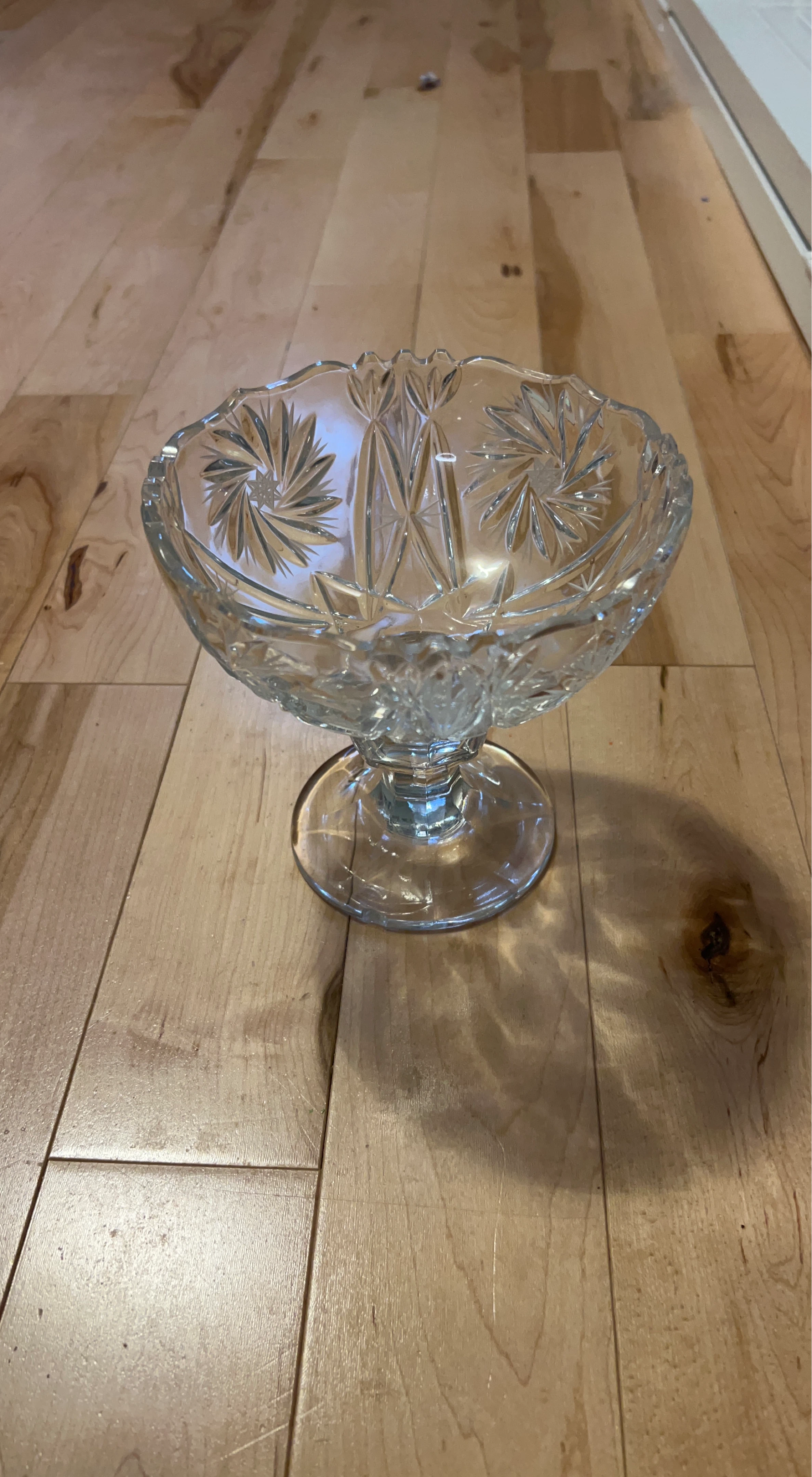 Crystal Pedestal Bowl