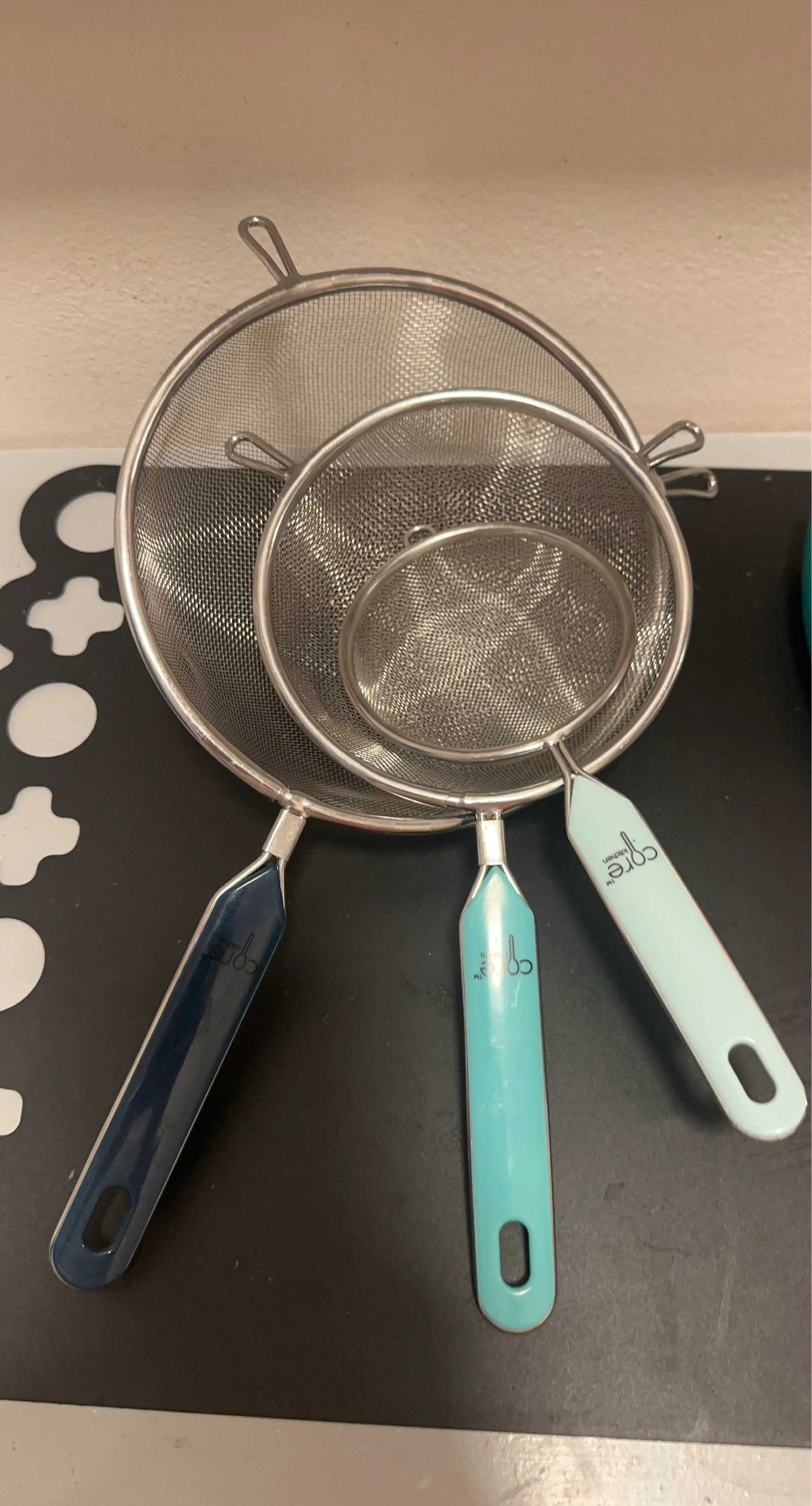 Core Kitchen mesh Strainers - Set of 3