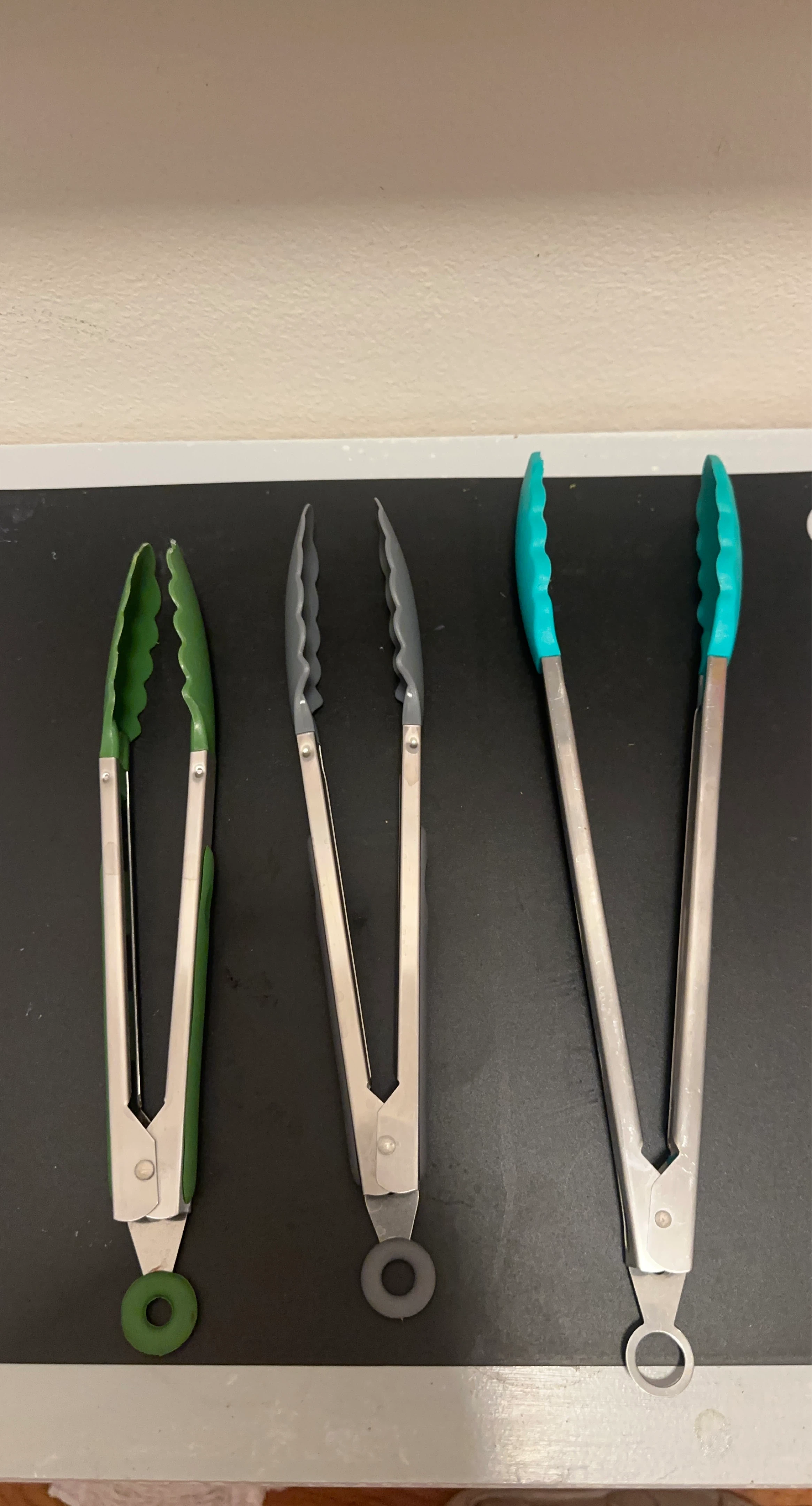 Set of 3 Kitchen Tongs