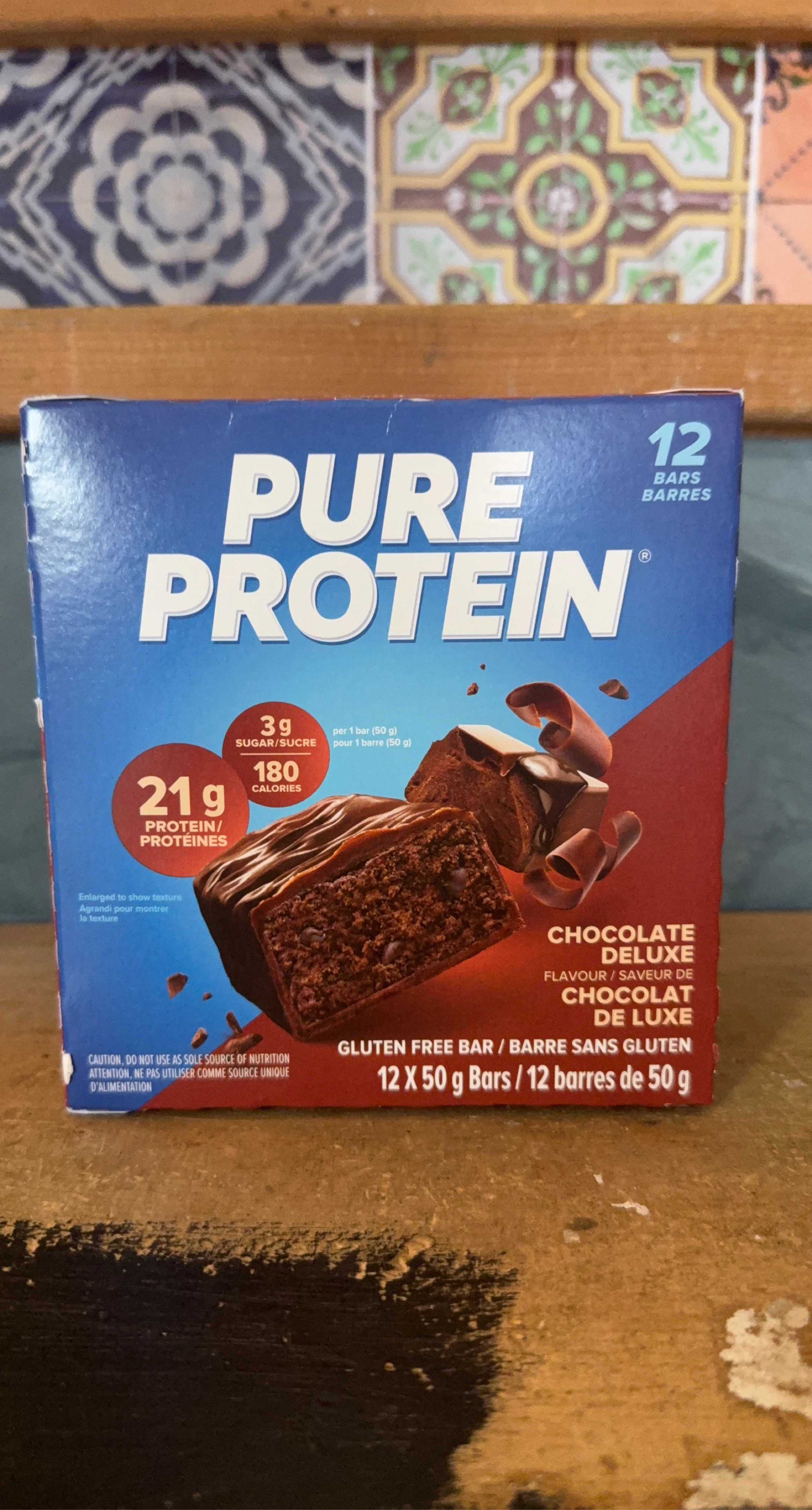 Pure Protein Chocolate Deluxe Bars - 12 Pack