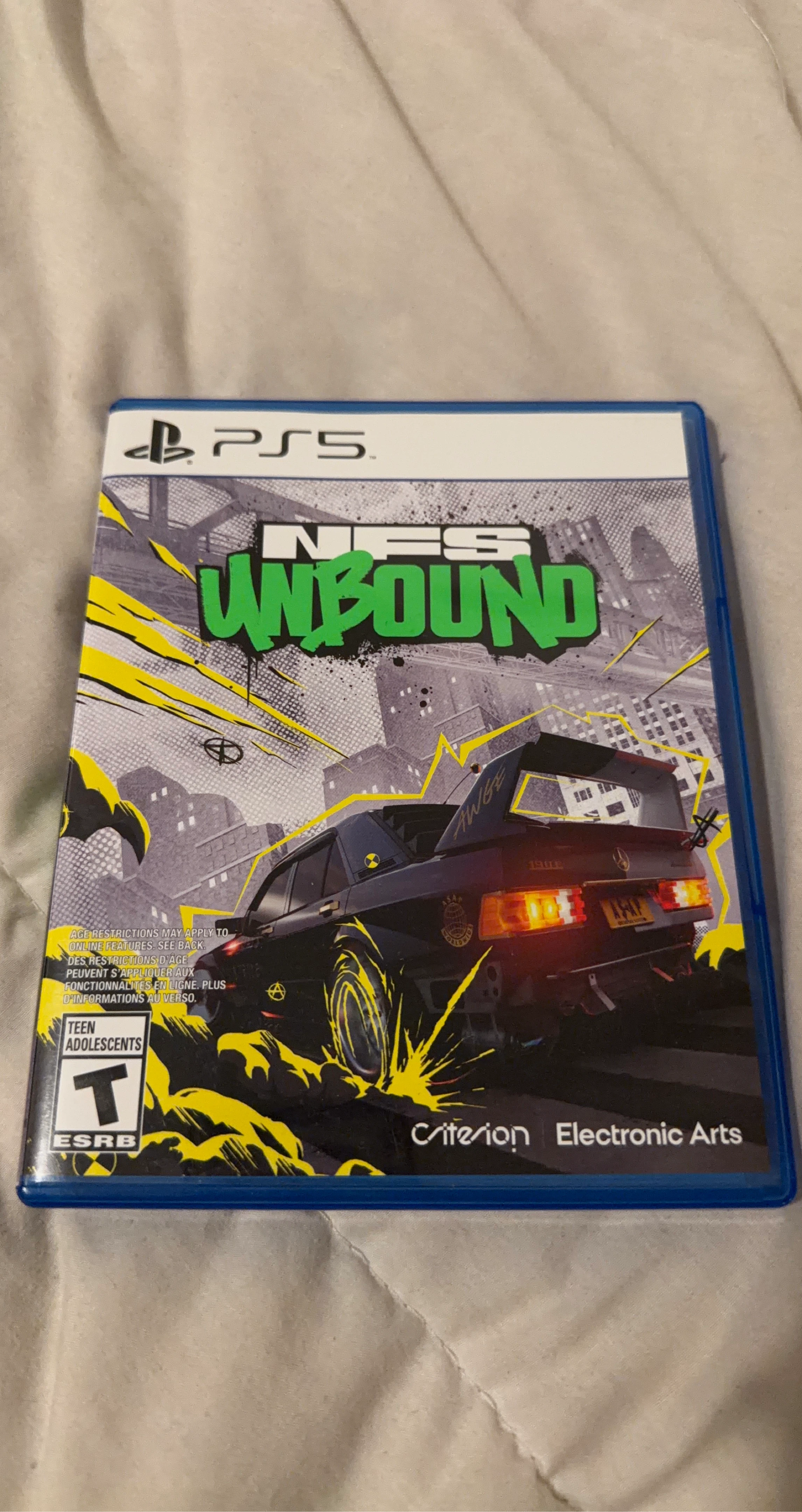 PS5 Need For Speed Unbound Video Game