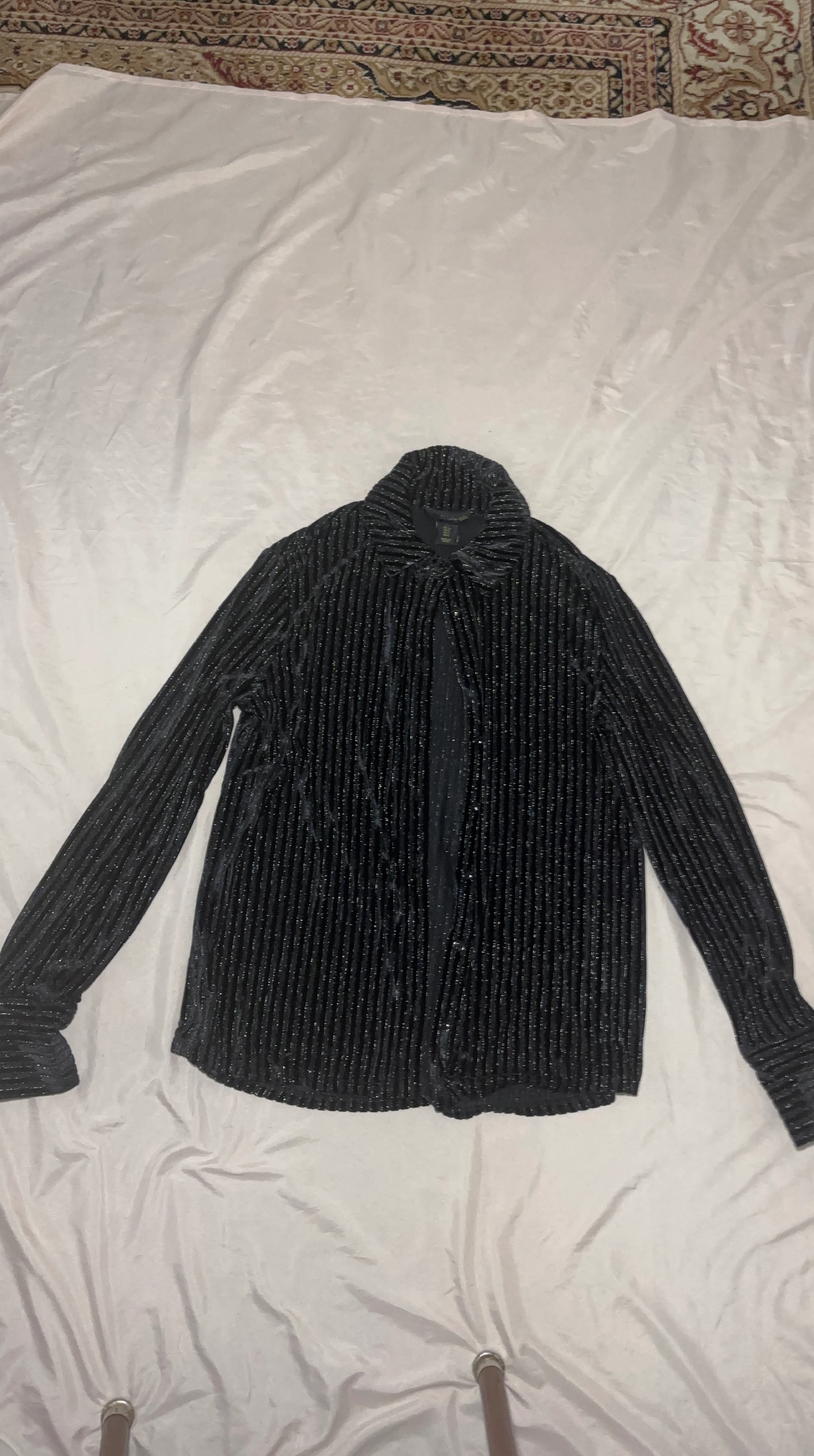 Sparkly Striped Shirt and Pants Set