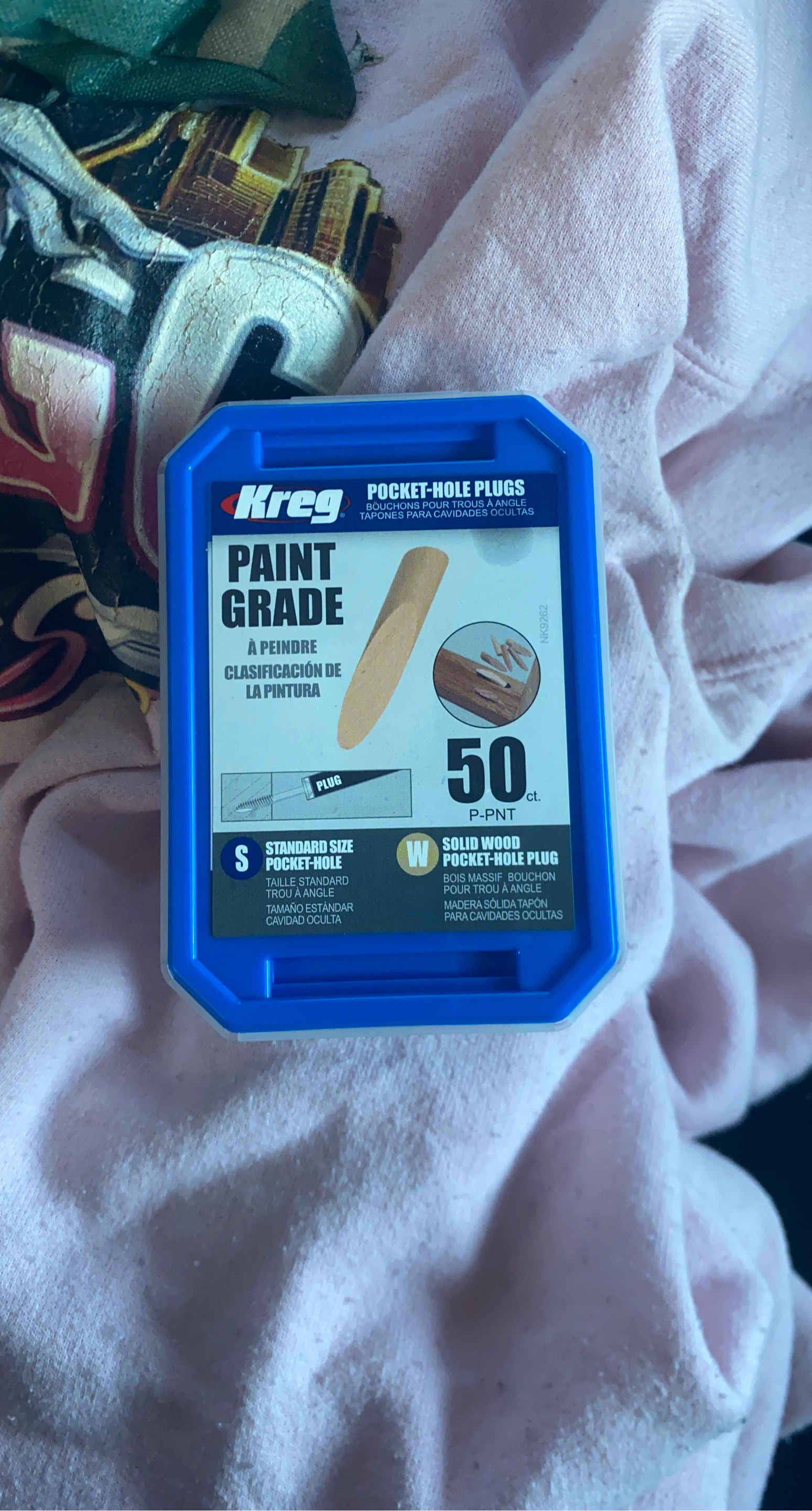 Kreg Paint Grade Solid Wood Pocket-Hole Plugs - 50 ct