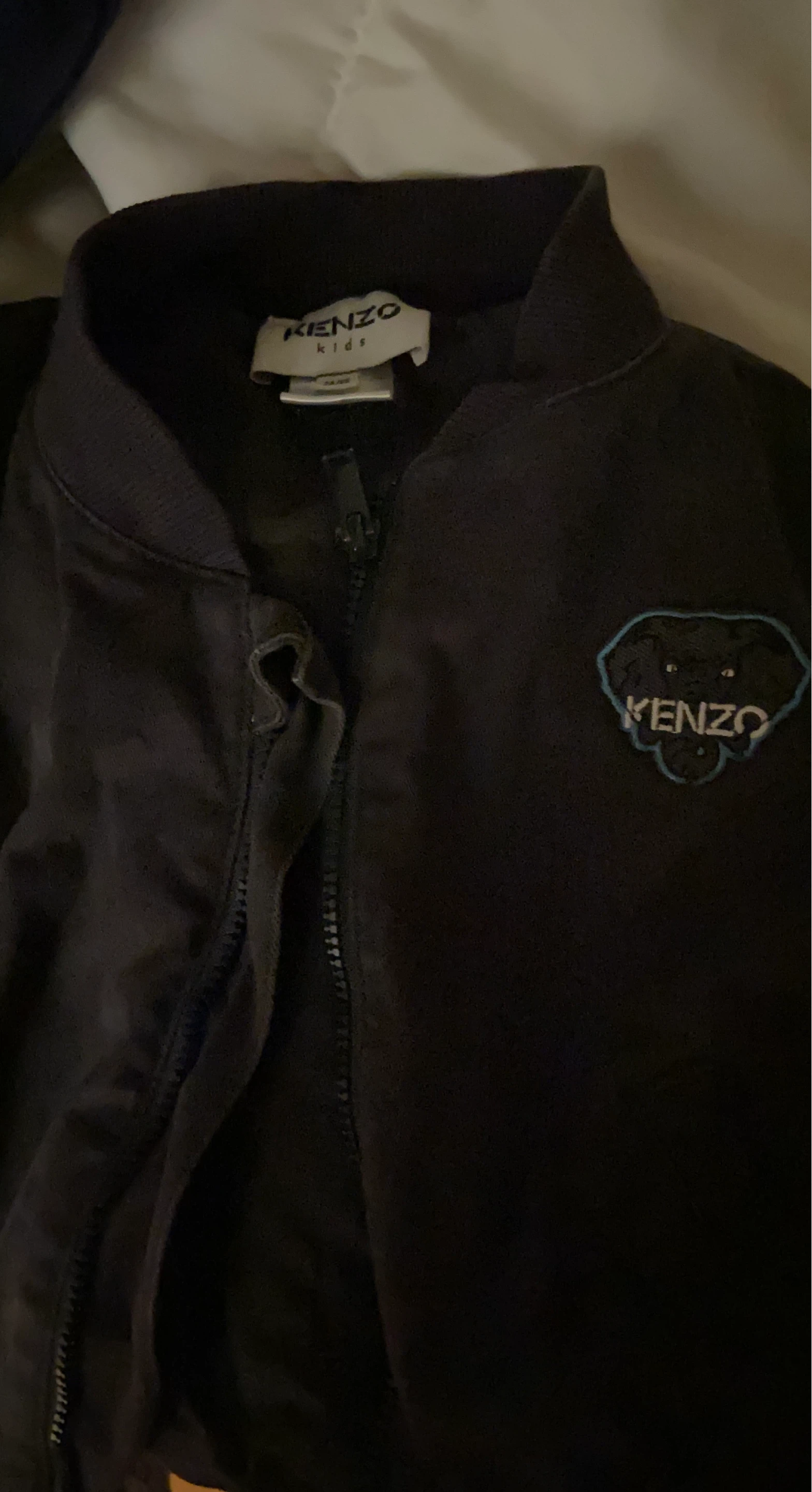 Kenzo Kids Black Bomber Jacket