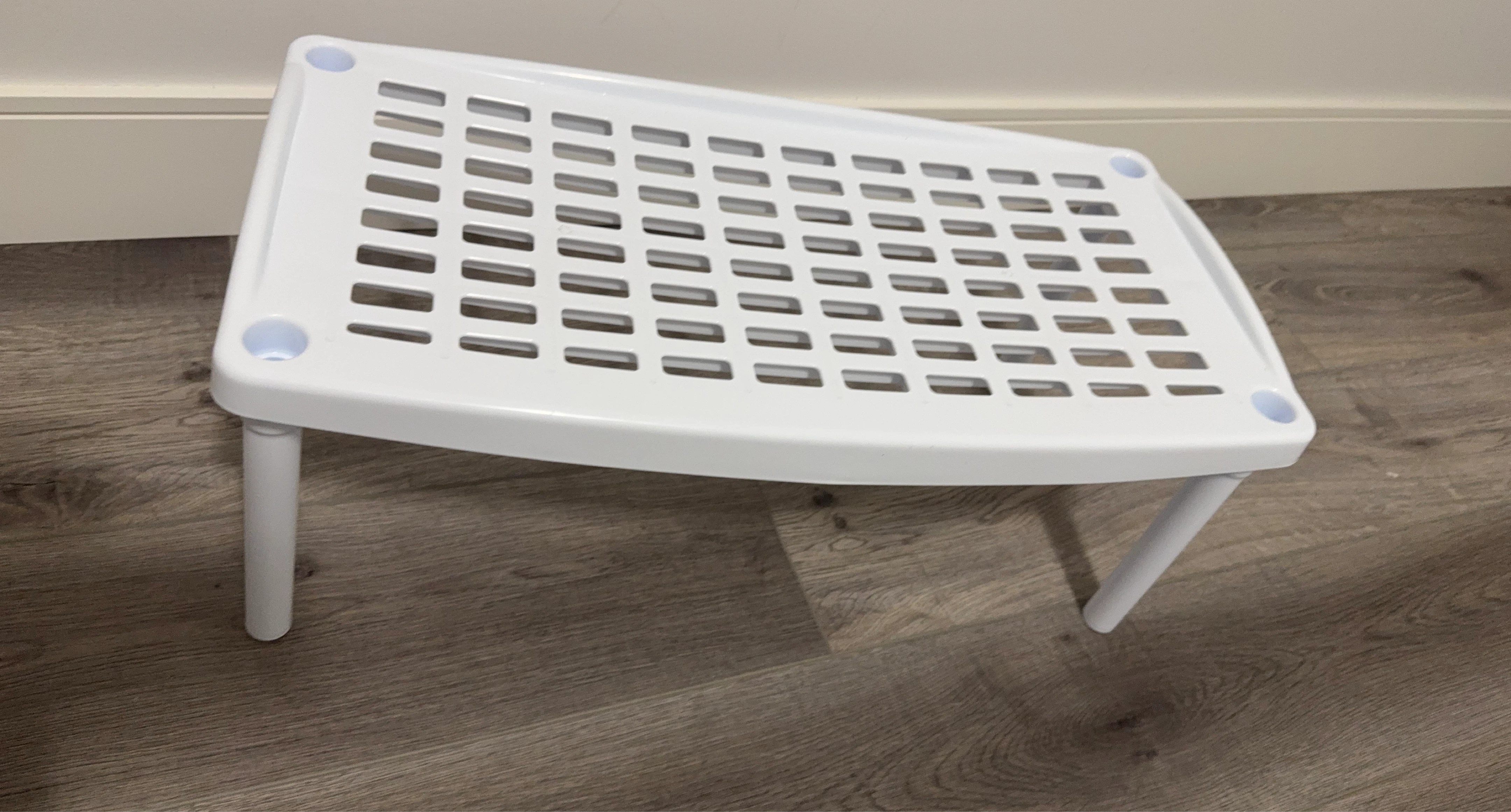White Plastic Step Stool