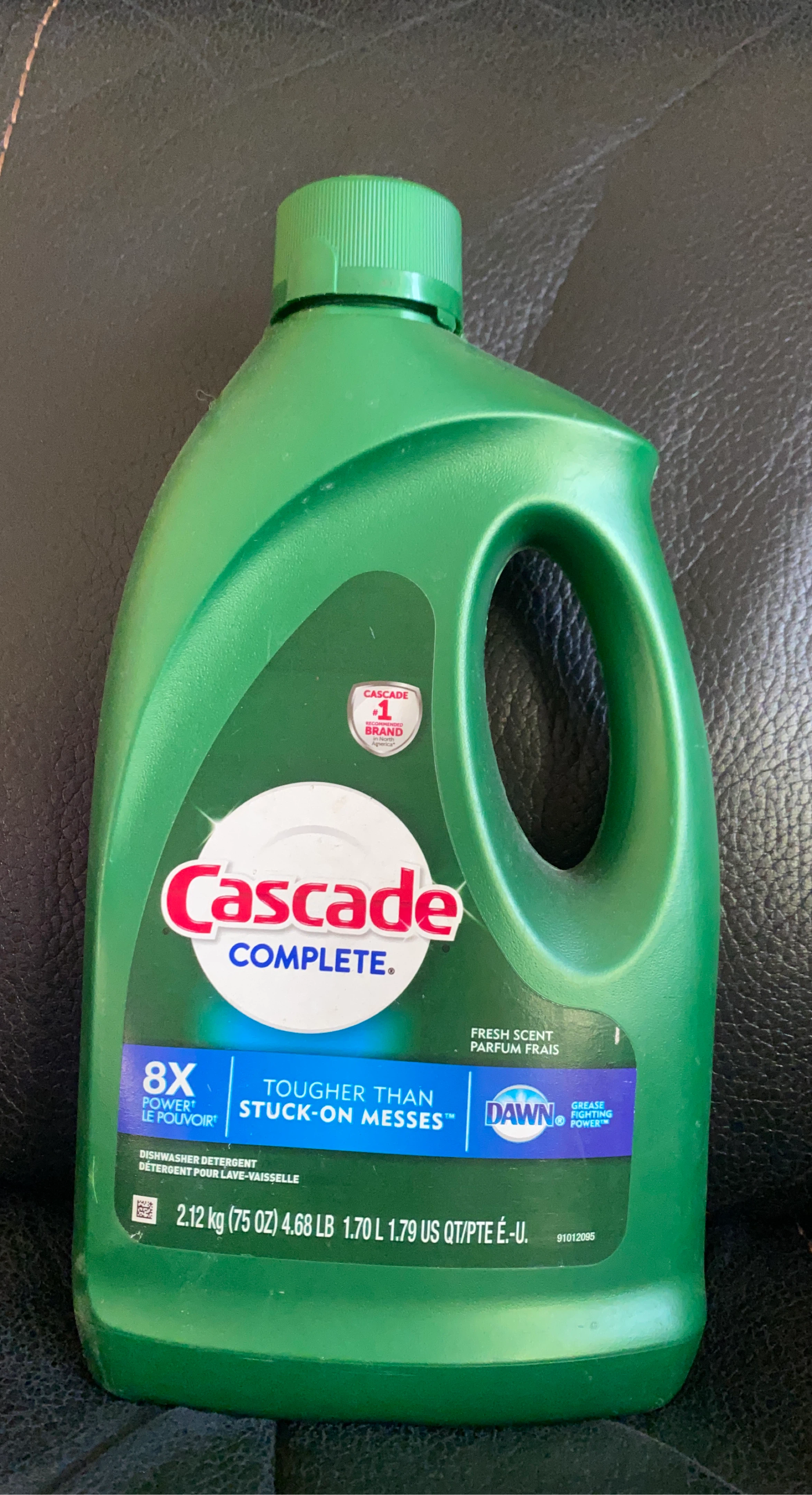 Cascade Complete Dishwasher Detergent, Fresh Scent