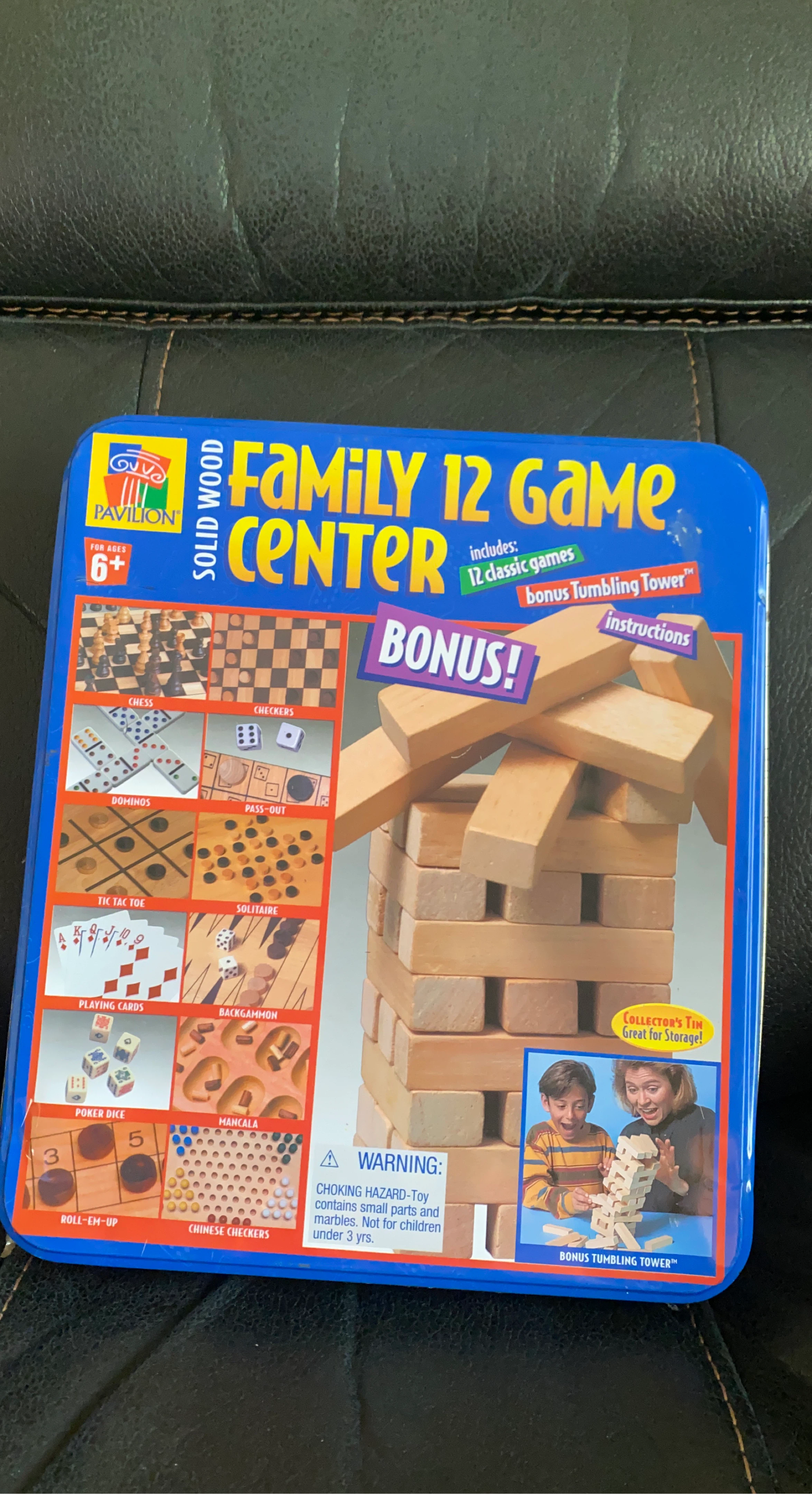Pavilion Family 12 Game Center with Bonus Tumbling Tower