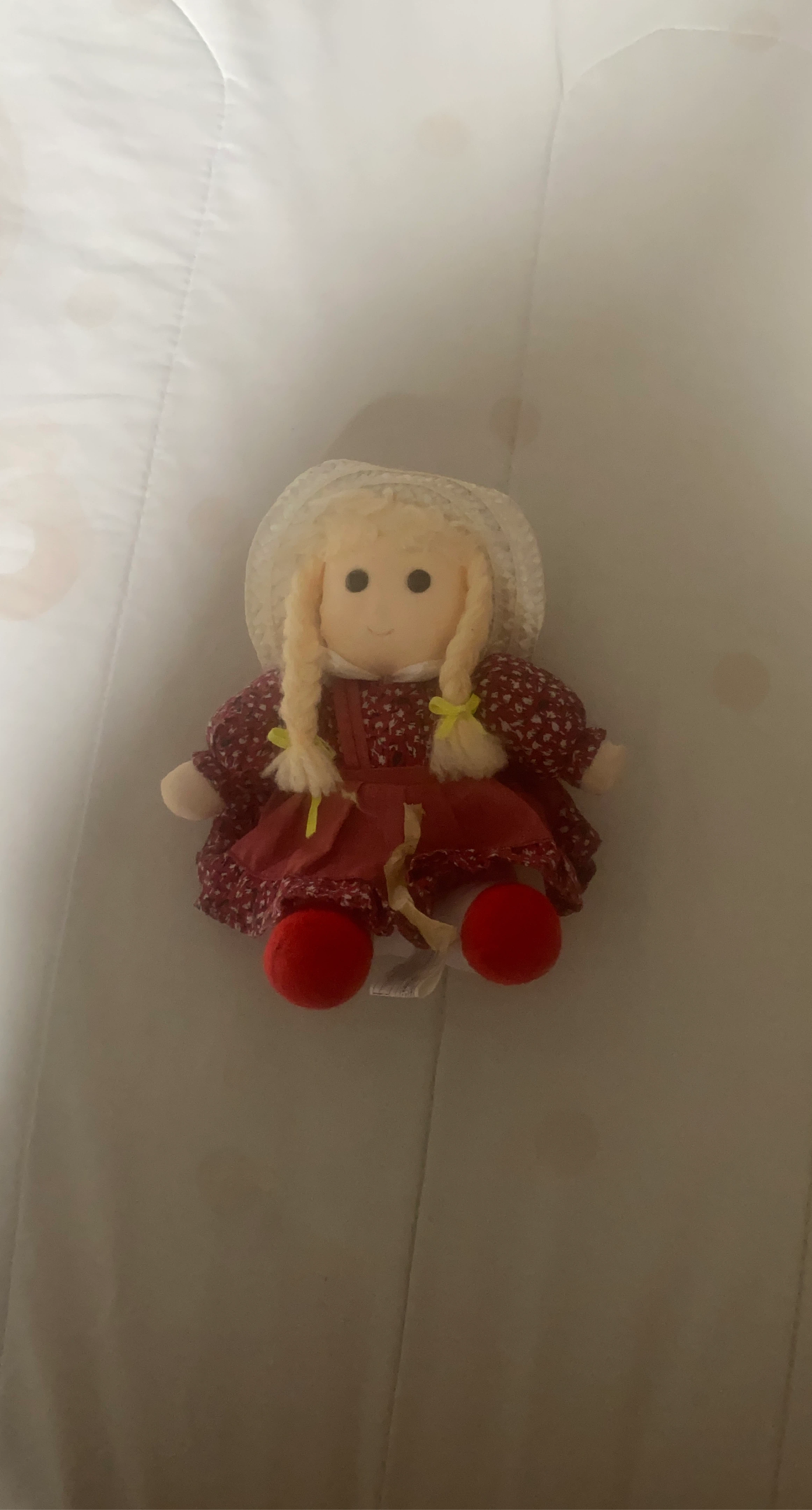 Plush Doll with Red Dress