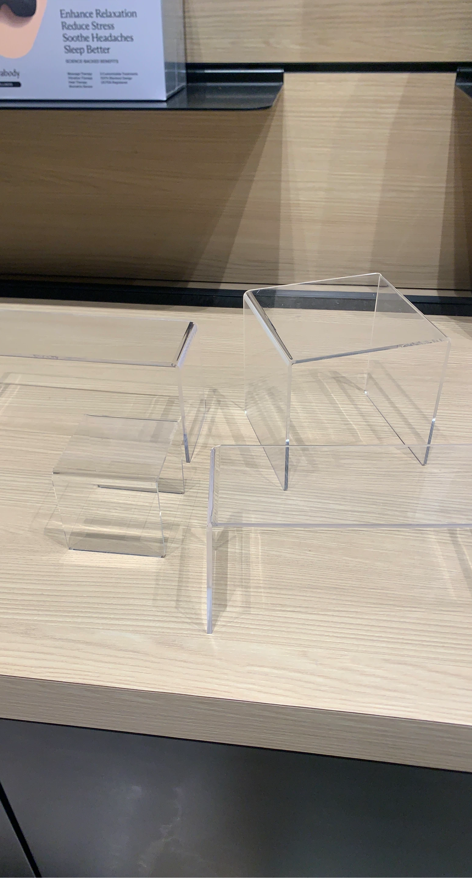 Acrylic Display Risers (Set of 9)