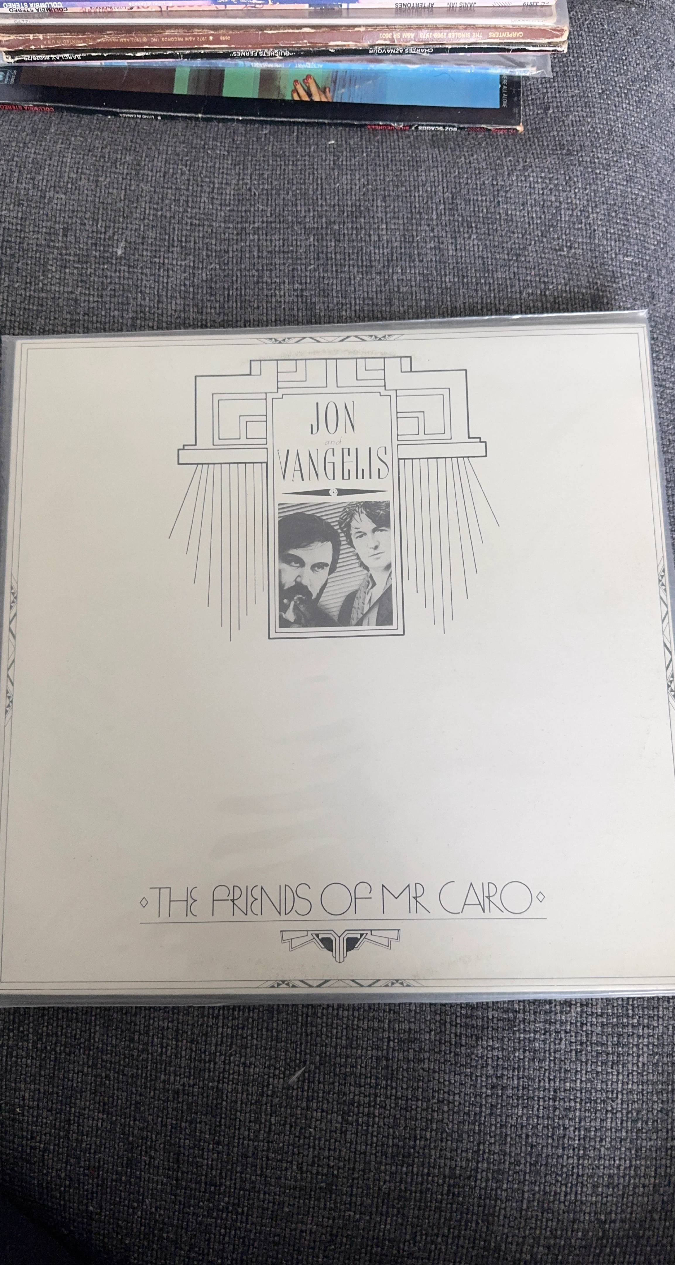 Jon & Vangelis The Friends of Mr Cairo Vinyl Record