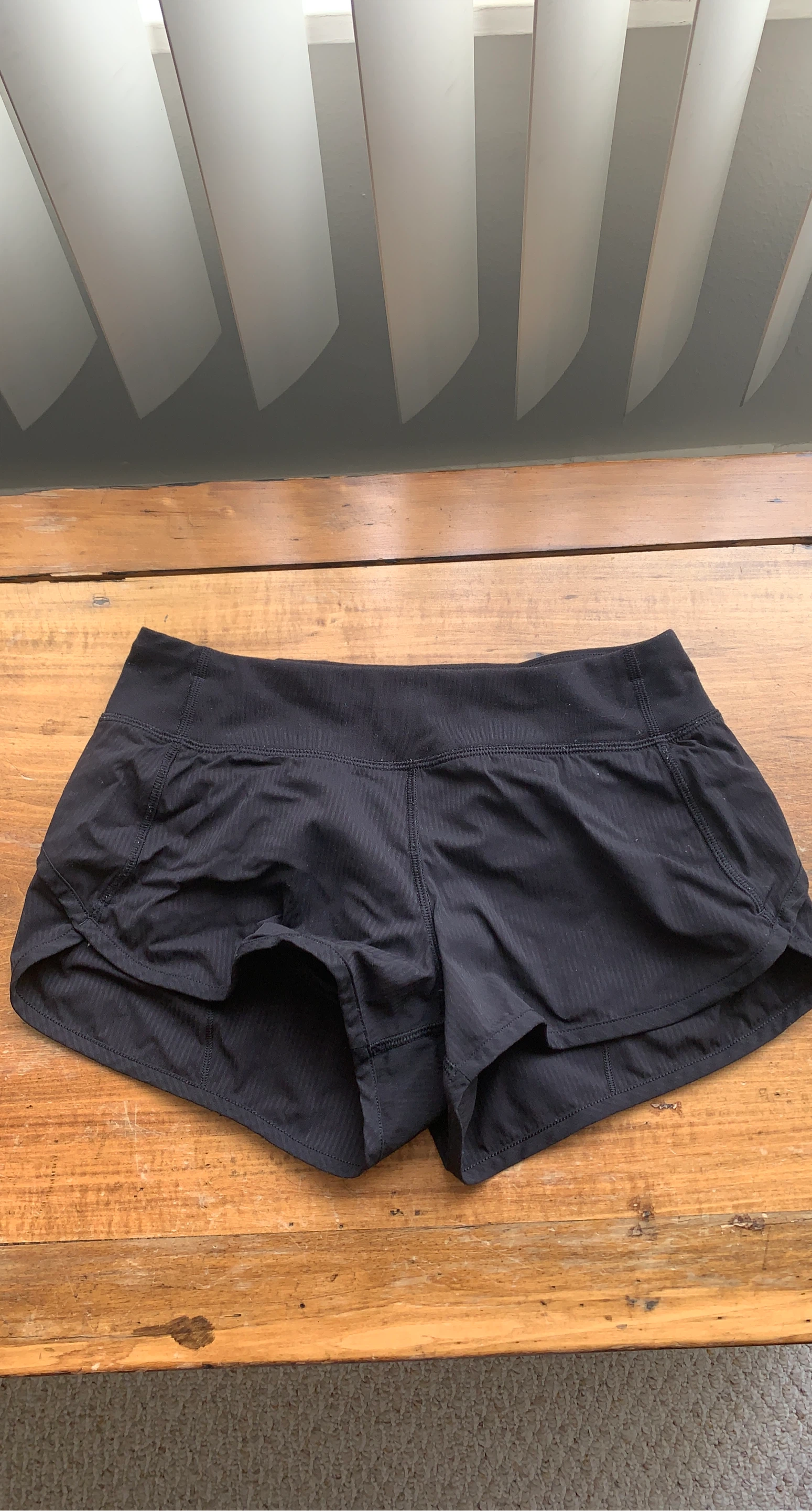 Lululemon Ivivva Black Running Shorts Size 12