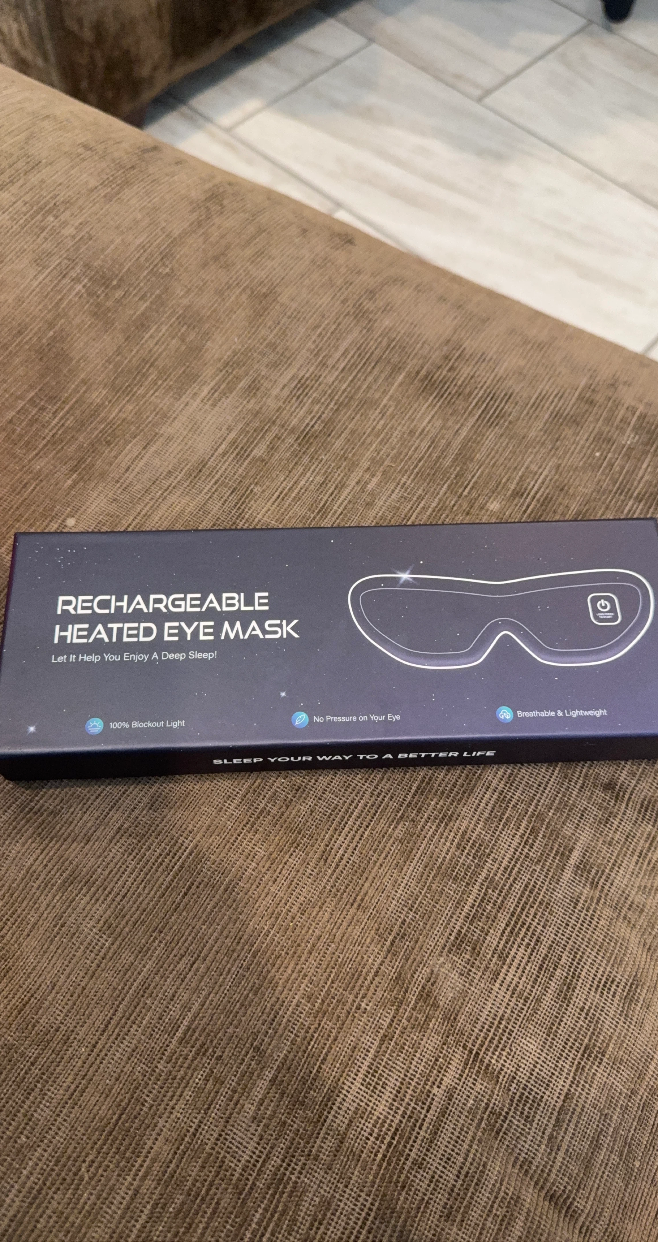 Rechargeable Heated Eye Mask