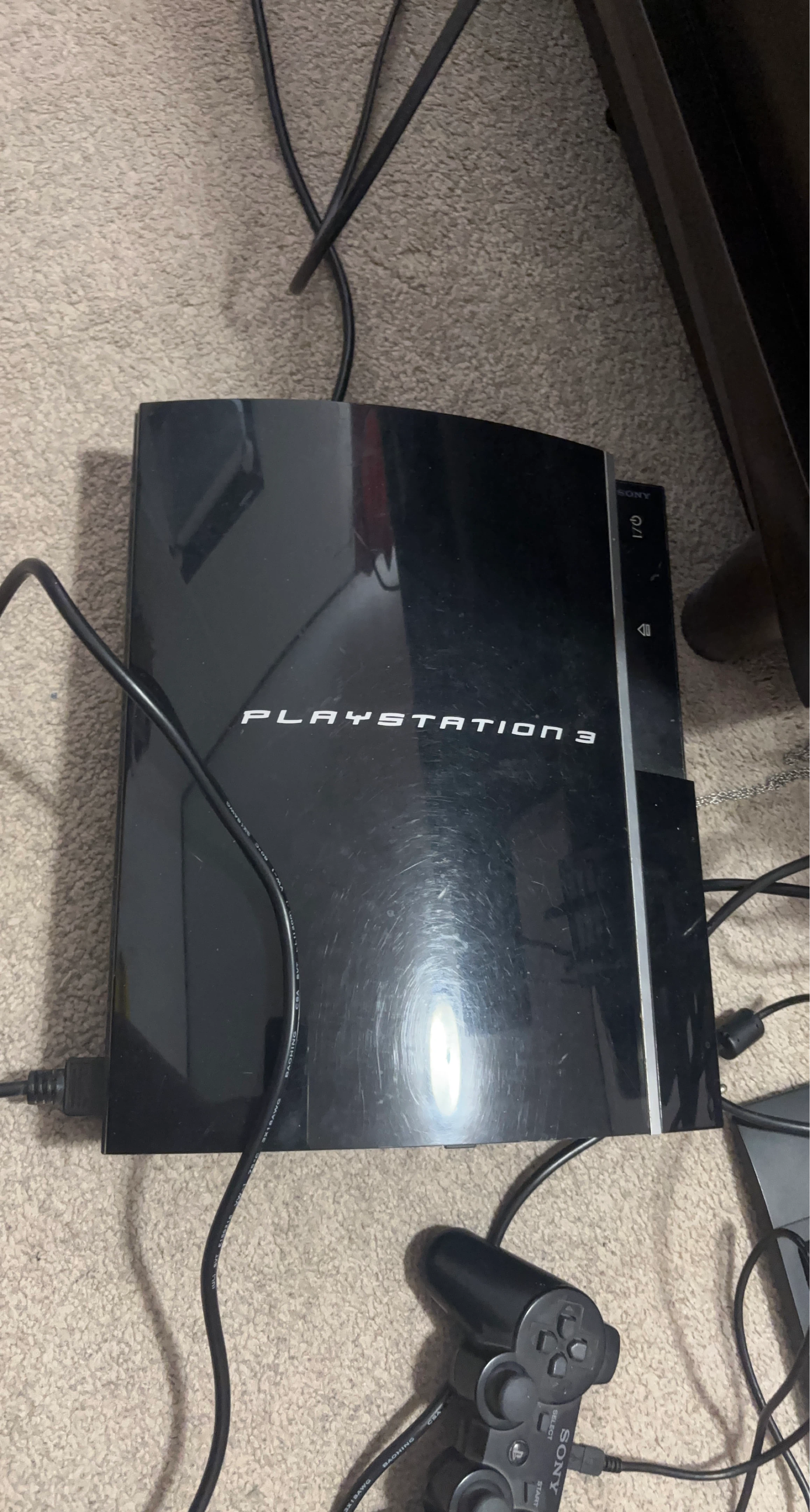 PlayStation 3 Console with Games and Remote