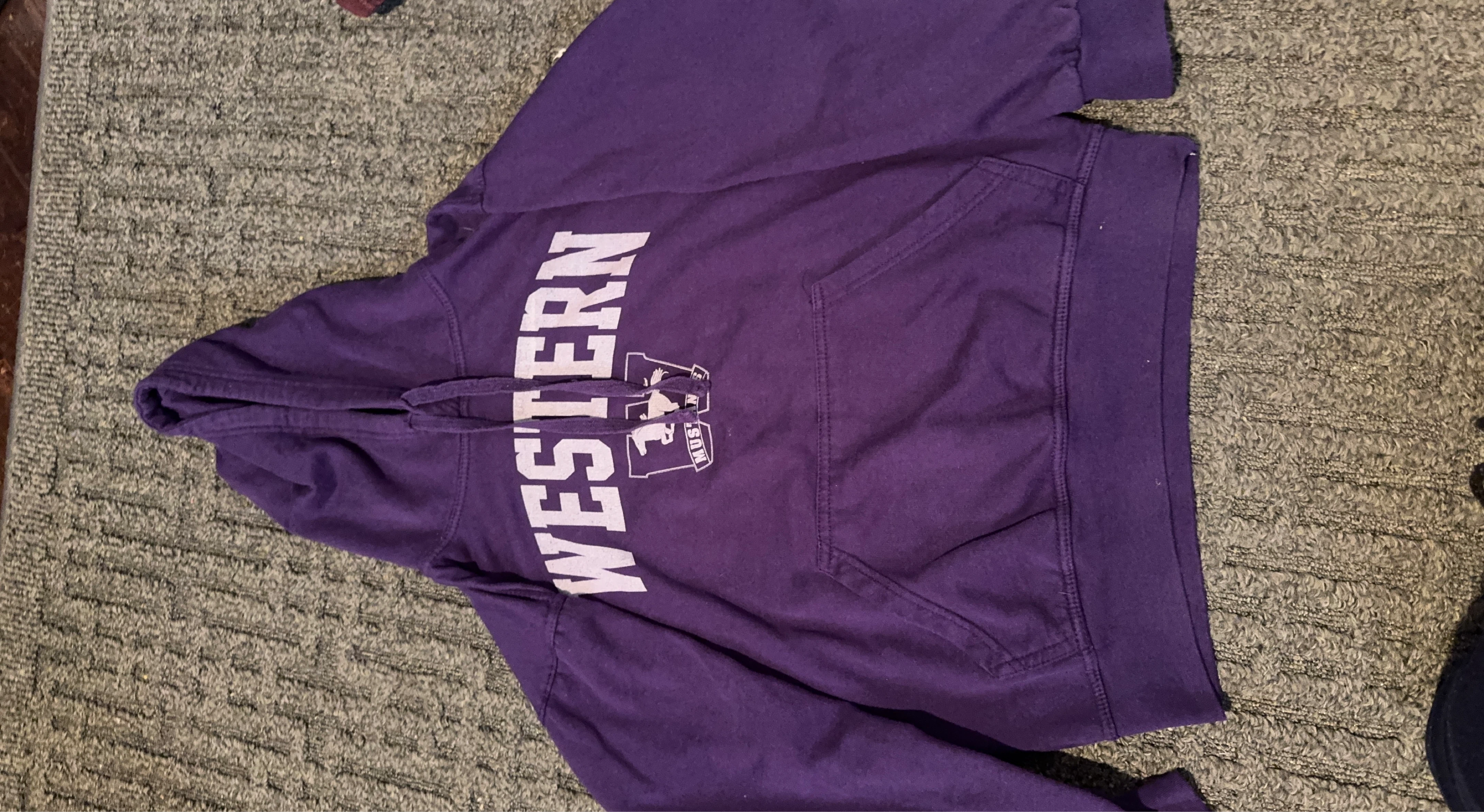 Purple Western Mustangs Hoodie
