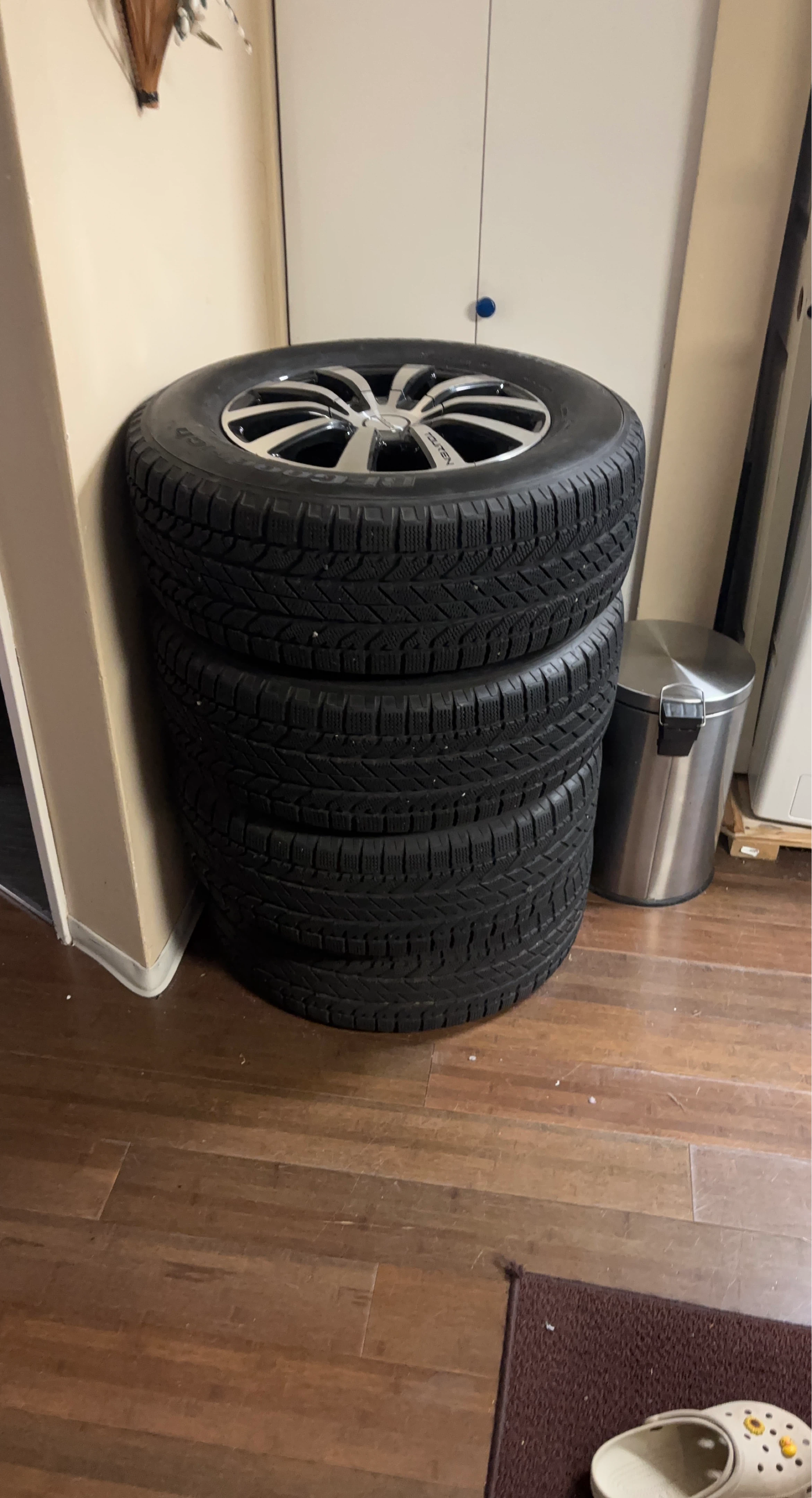 Set of 4 BFGoodrich Tires with Touren Rims