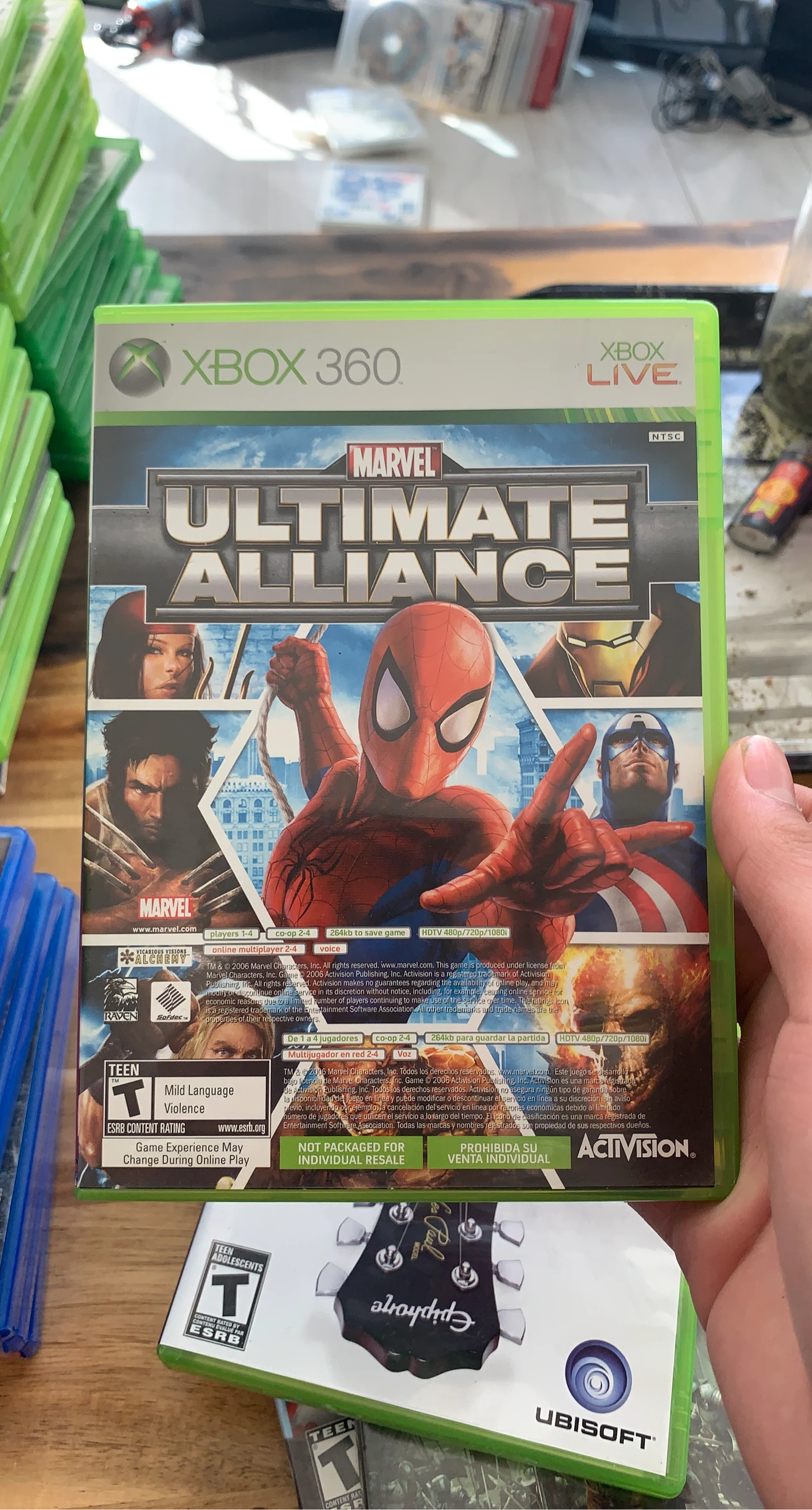 Xbox 360 Marvel Ultimate Alliance Video Game