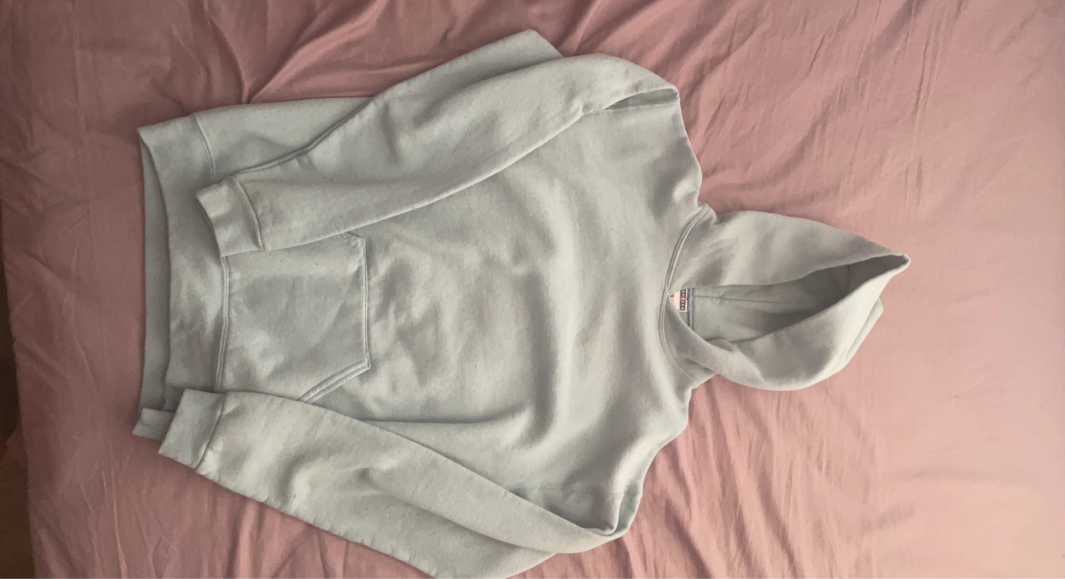 Light Blue Pullover Hoodie