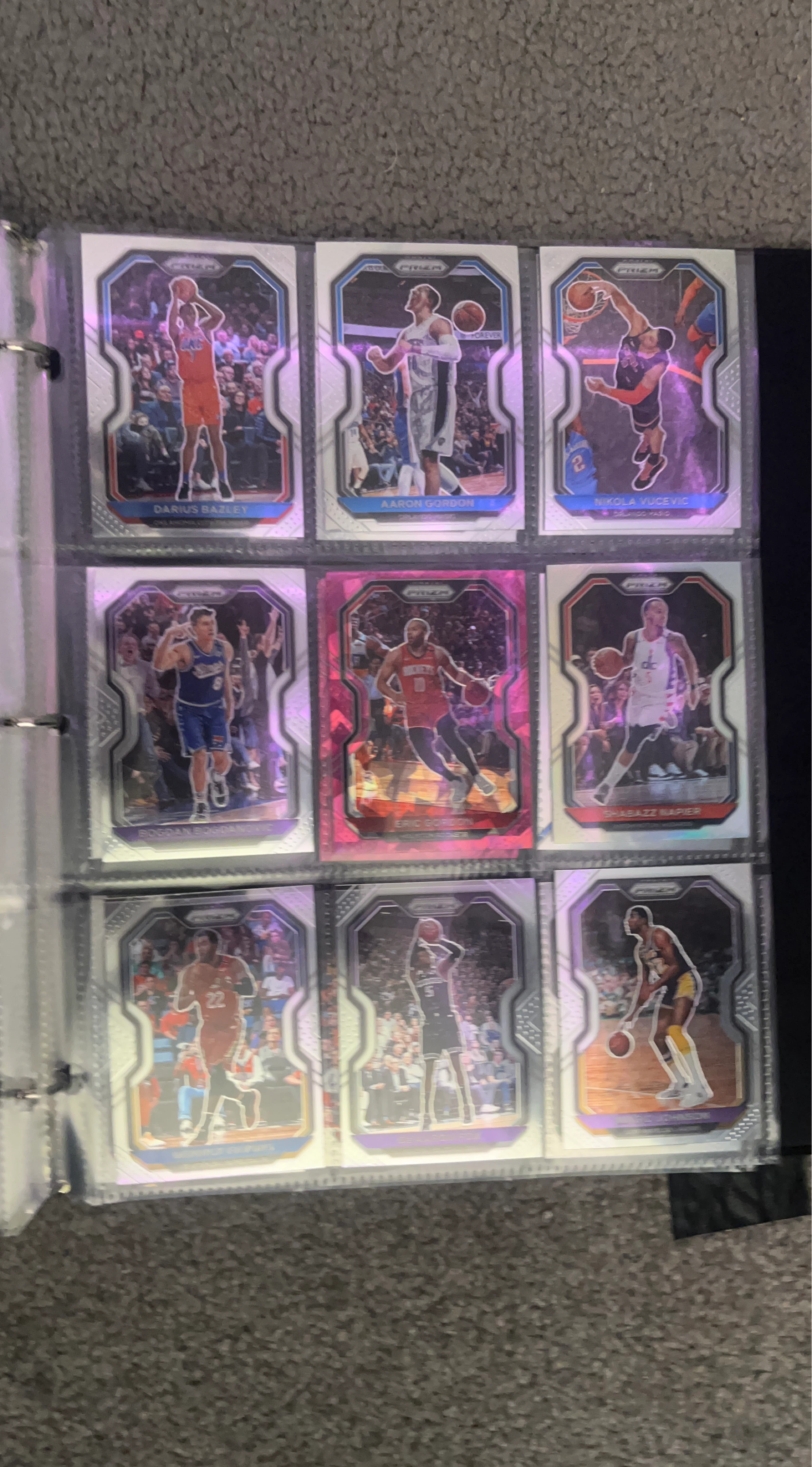 Collection of 2020-21 Panini Prizm Basketball Cards