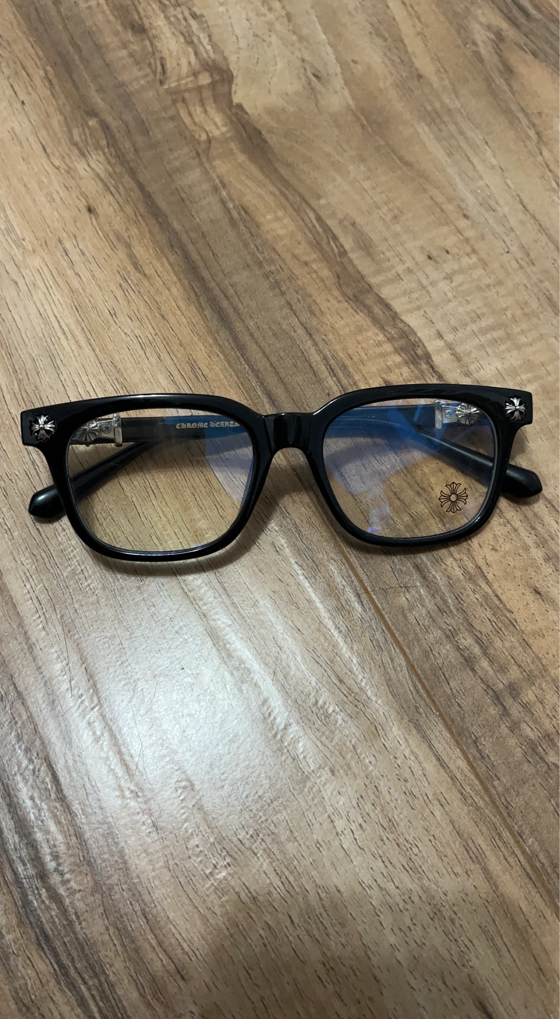 1:1 Chrome Hearts Glasses Black Eyeglasses