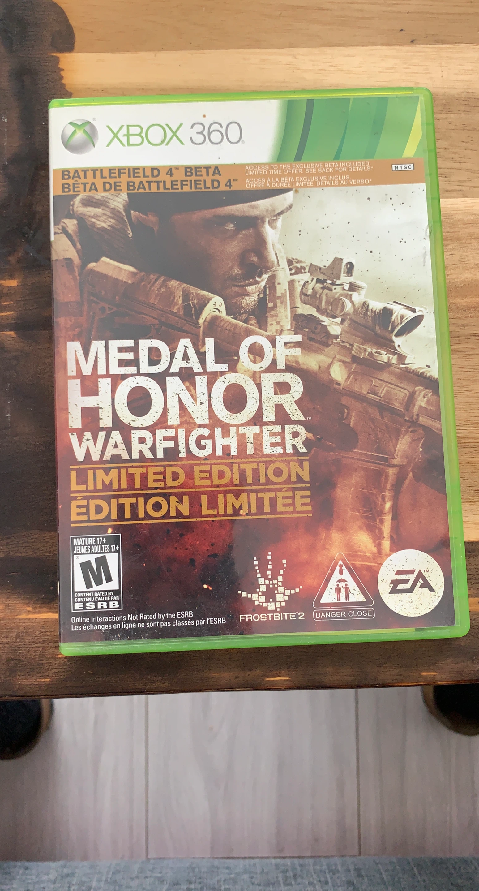 Xbox 360 Medal of Honor Warfighter Limited Edition