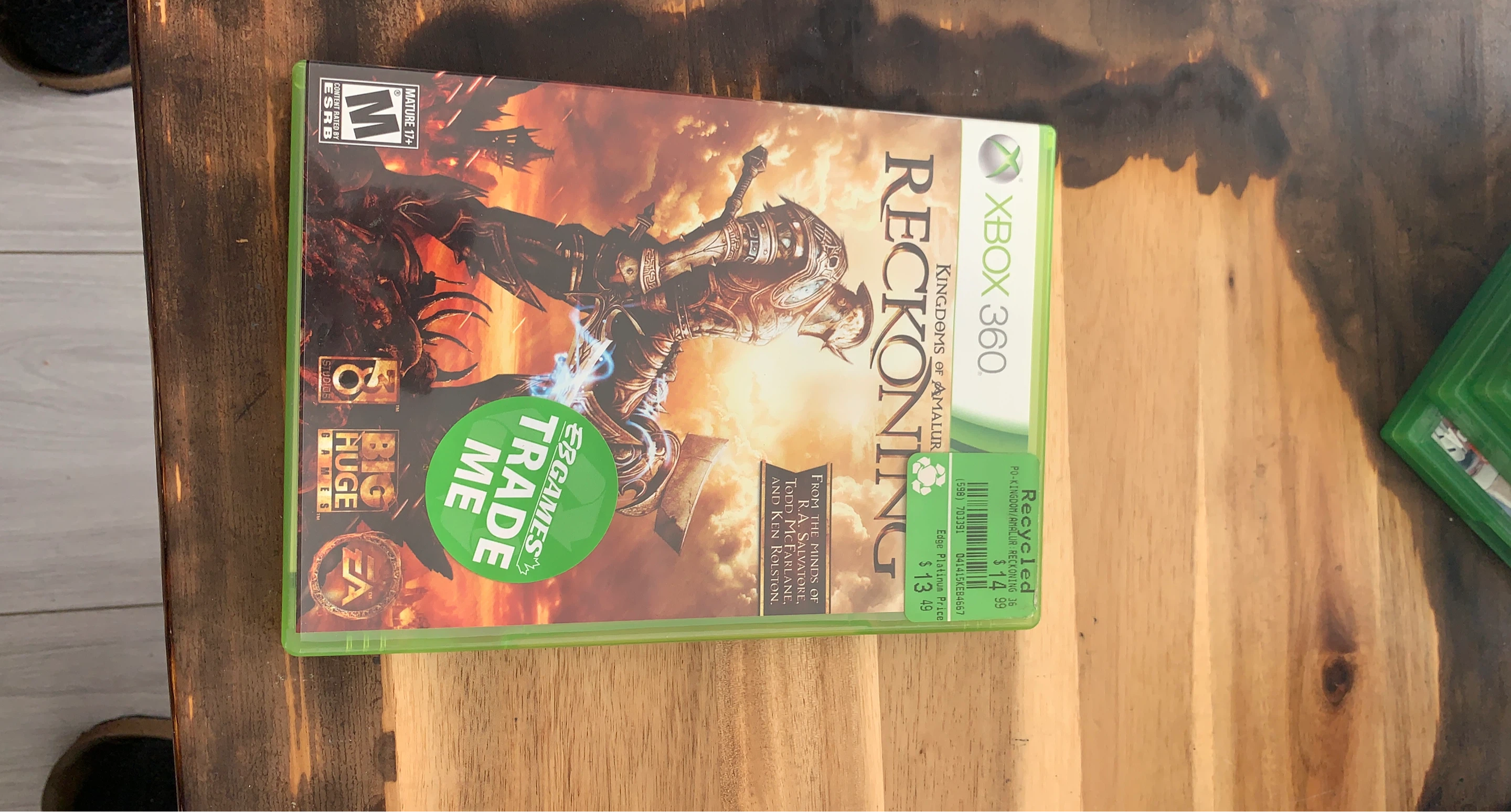 Xbox 360 Kingdoms of Amalur: Reckoning Game