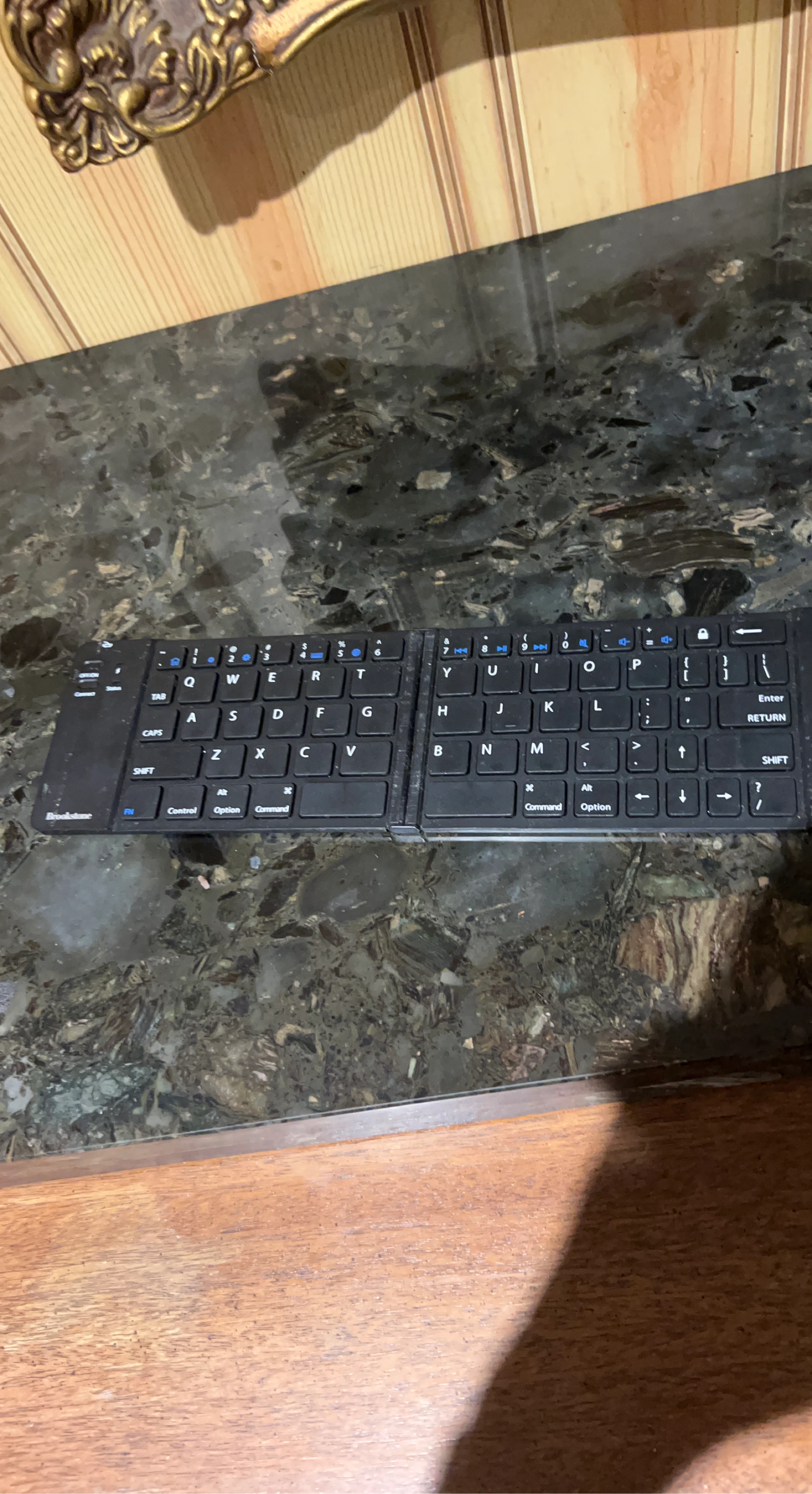 Brookstone Foldable Bluetooth Keyboard