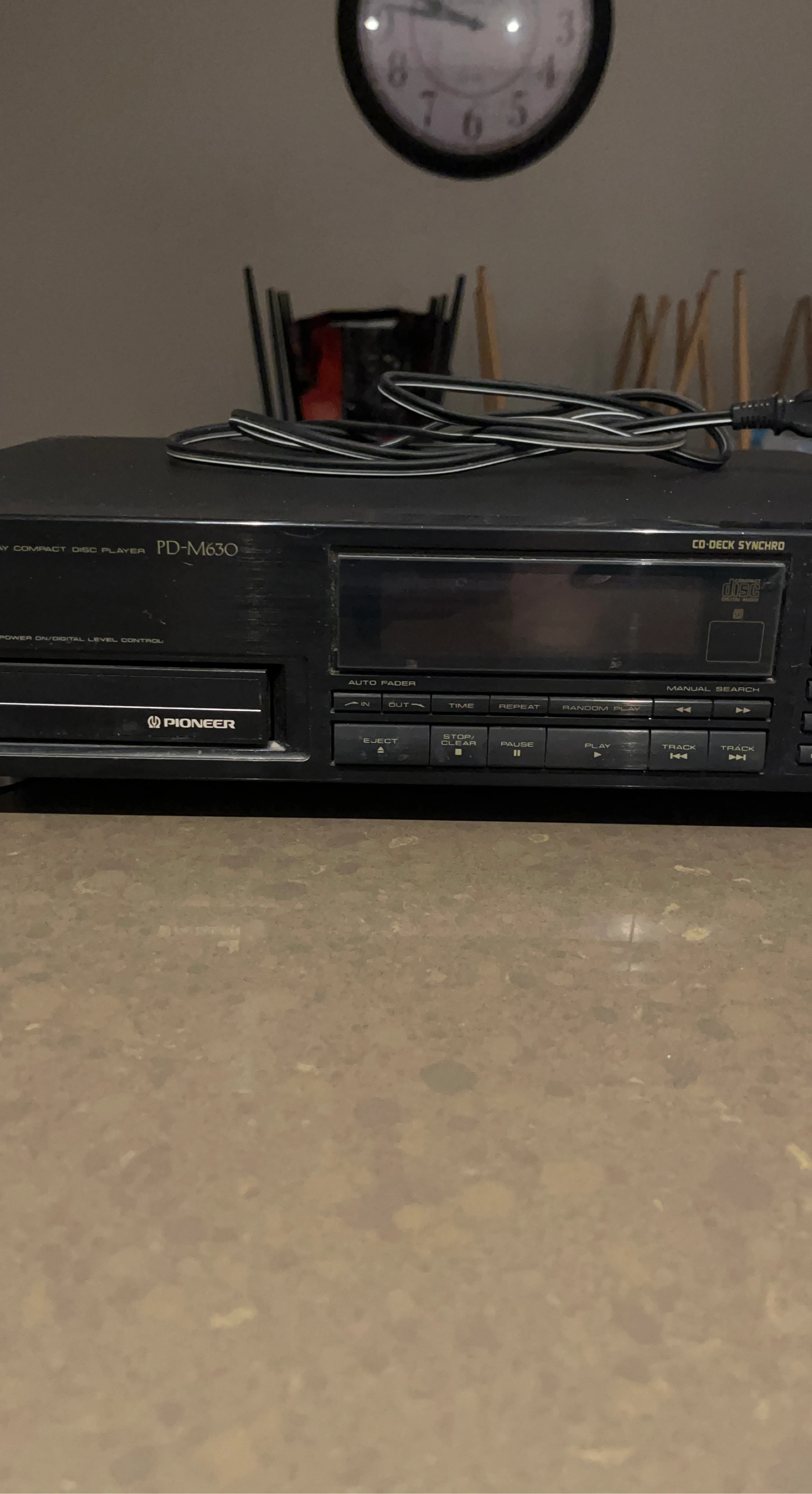 Pioneer PD-M630 Compact Disc Player