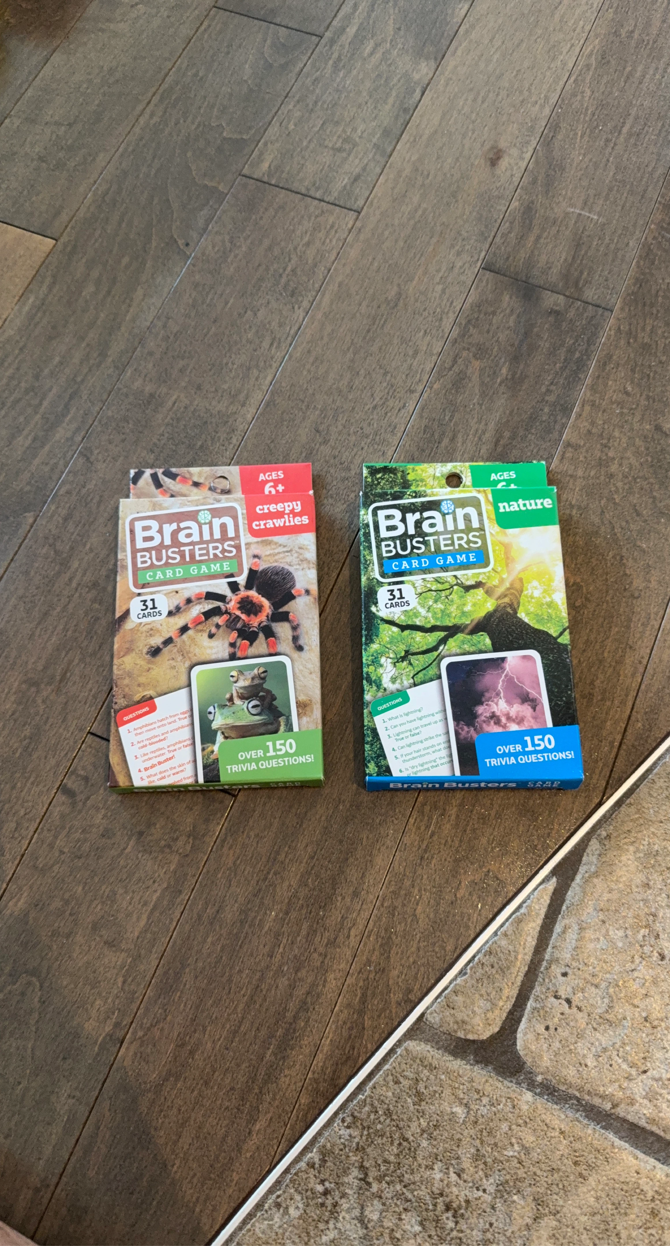 Brain Busters Card Game - Creepy Crawlies & Nature