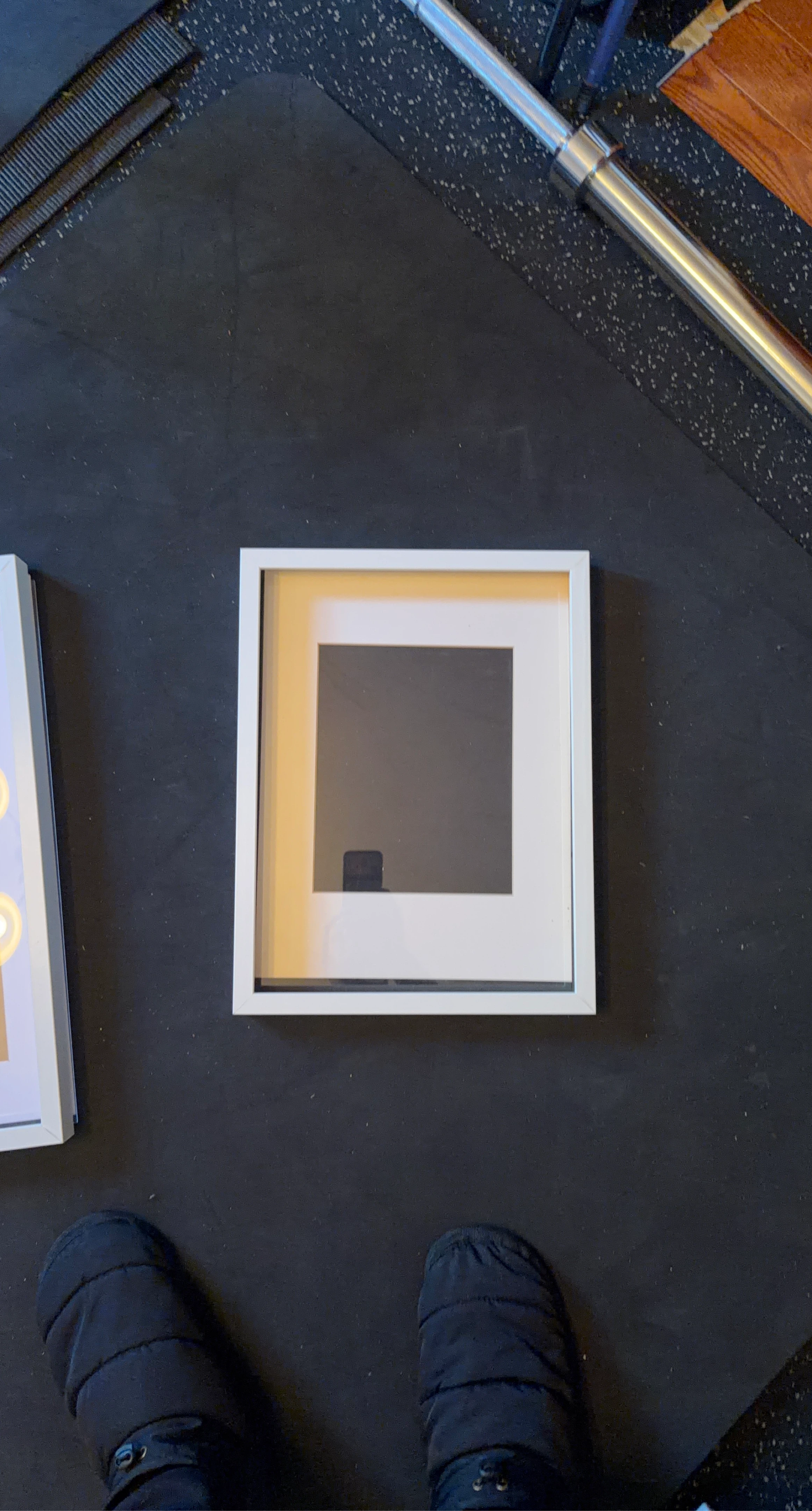 6-White picture frame EACH