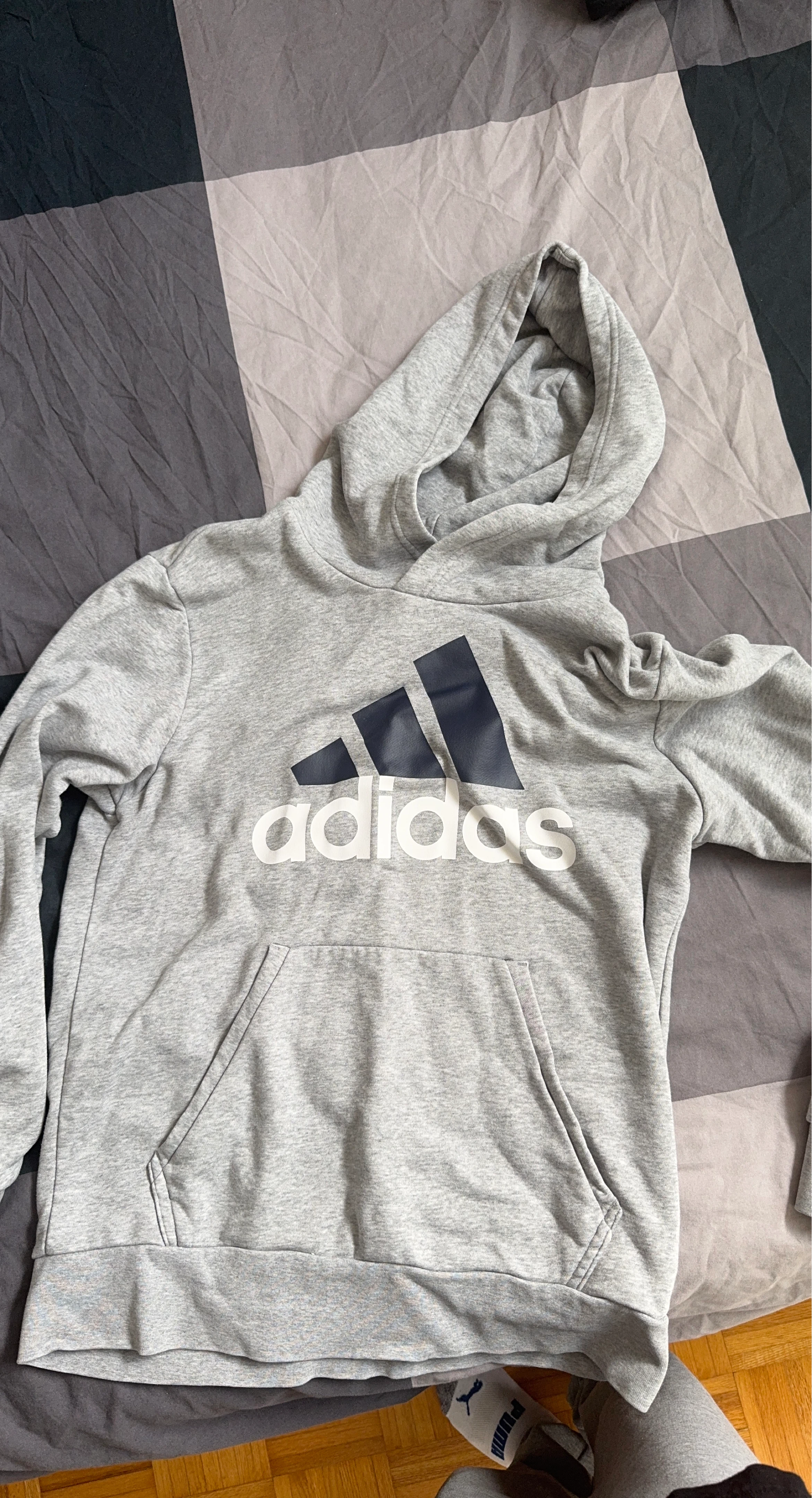 Adidas Grey Hoodie