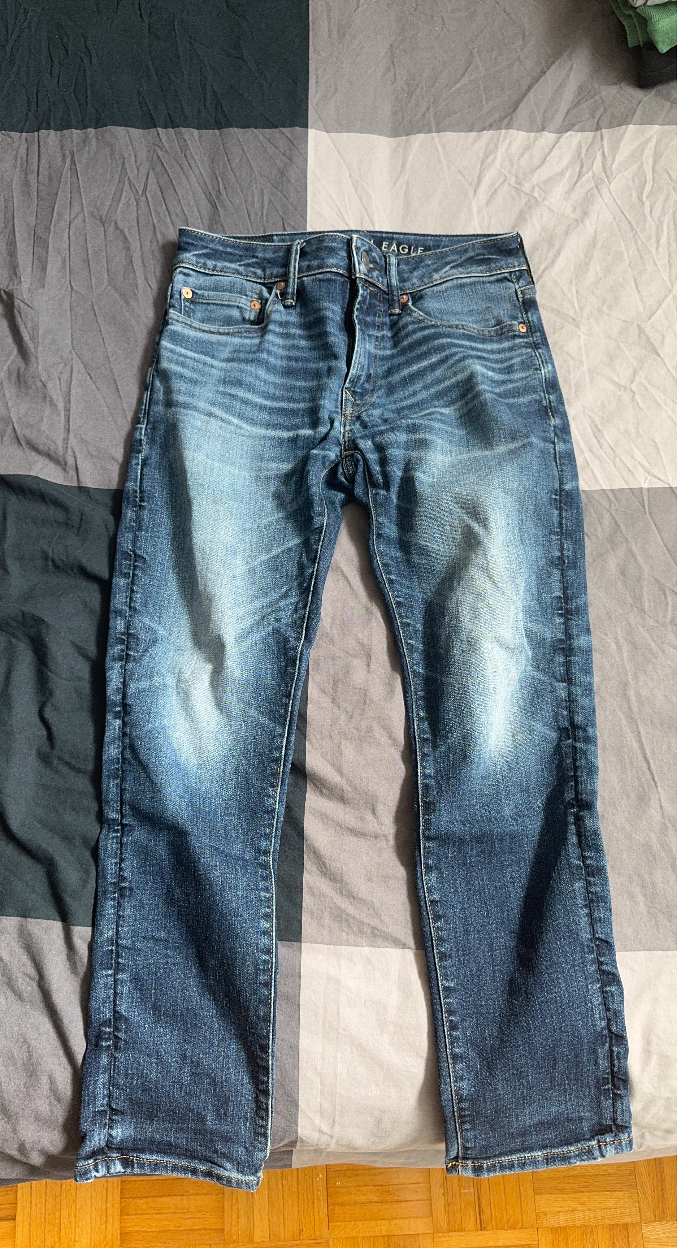 American Eagle Men's Blue Wash Jeans