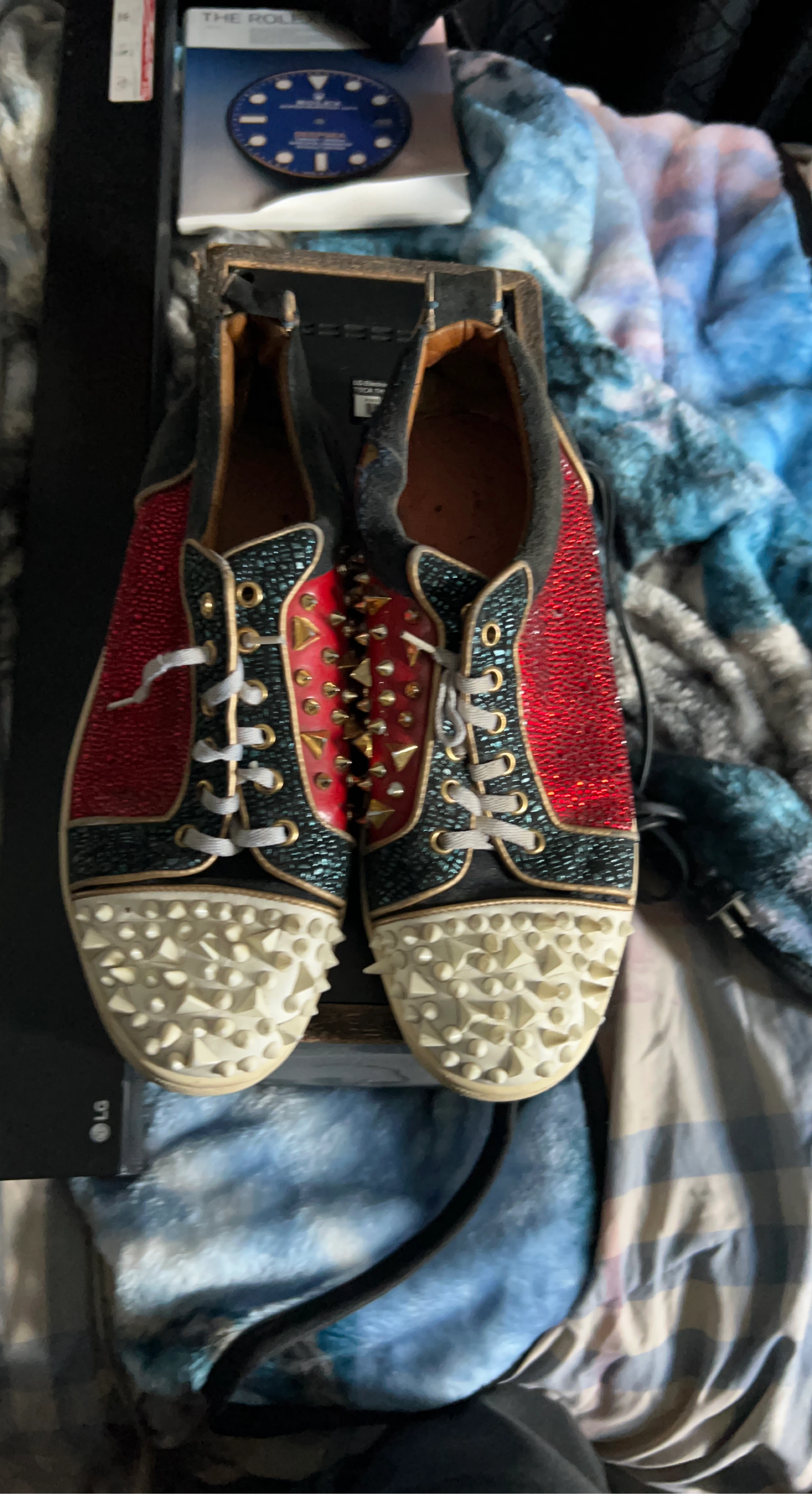 Christian Louboutin Spiked Sneakers