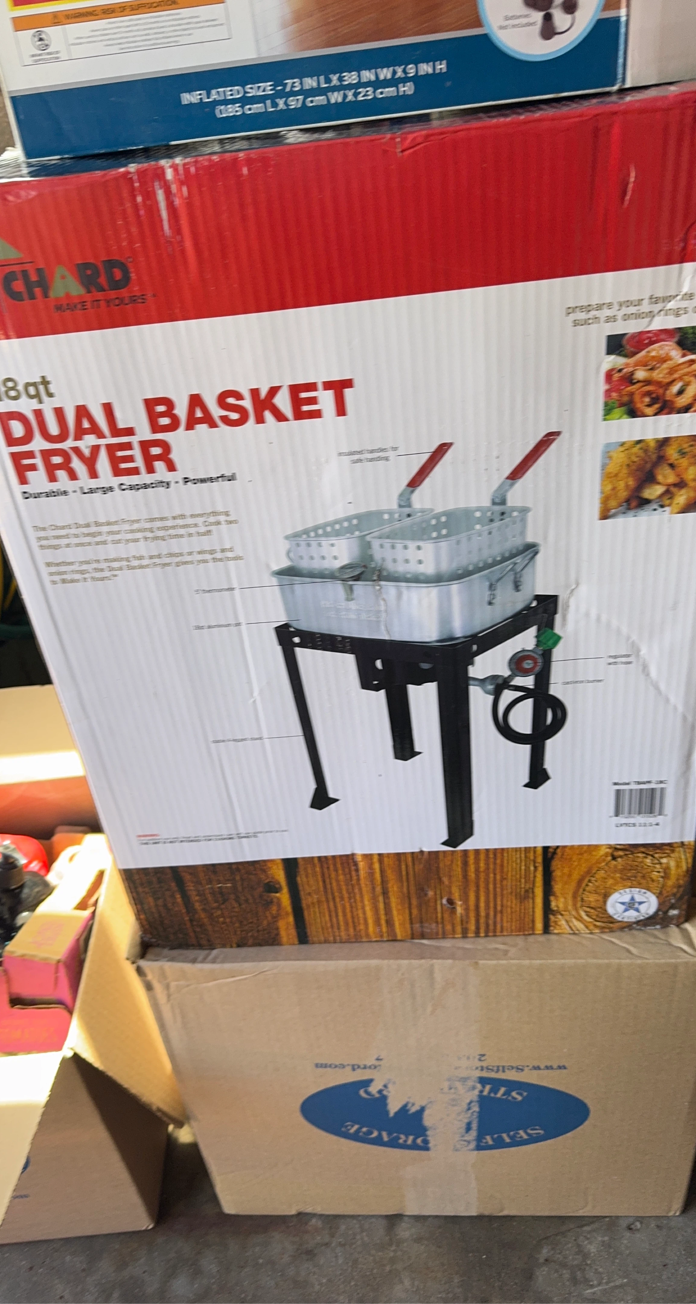 CHARD 8qt Dual Basket Fryer