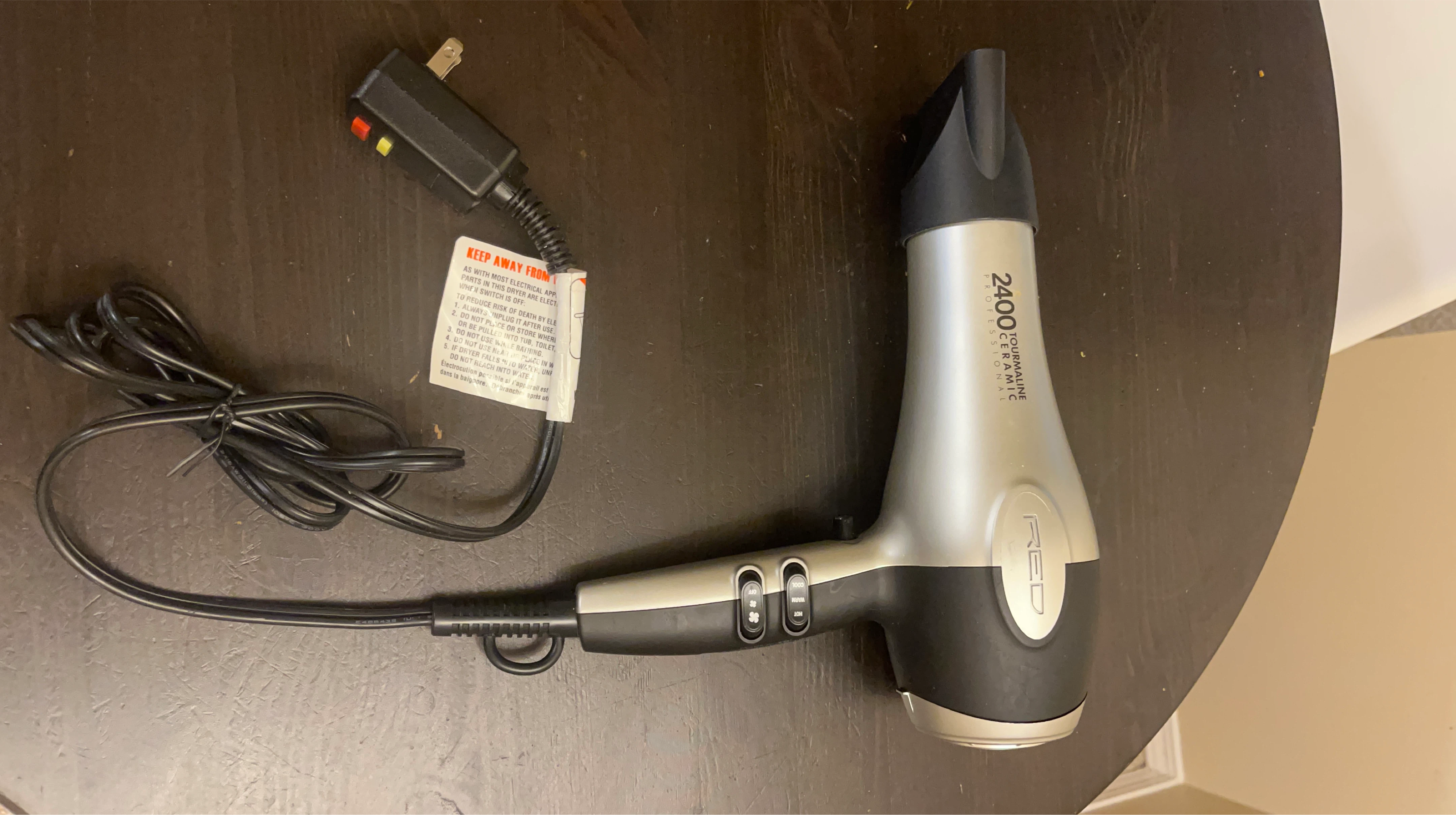 RED Professional 2400 Tourmaline Ceramic Hair Dryer
