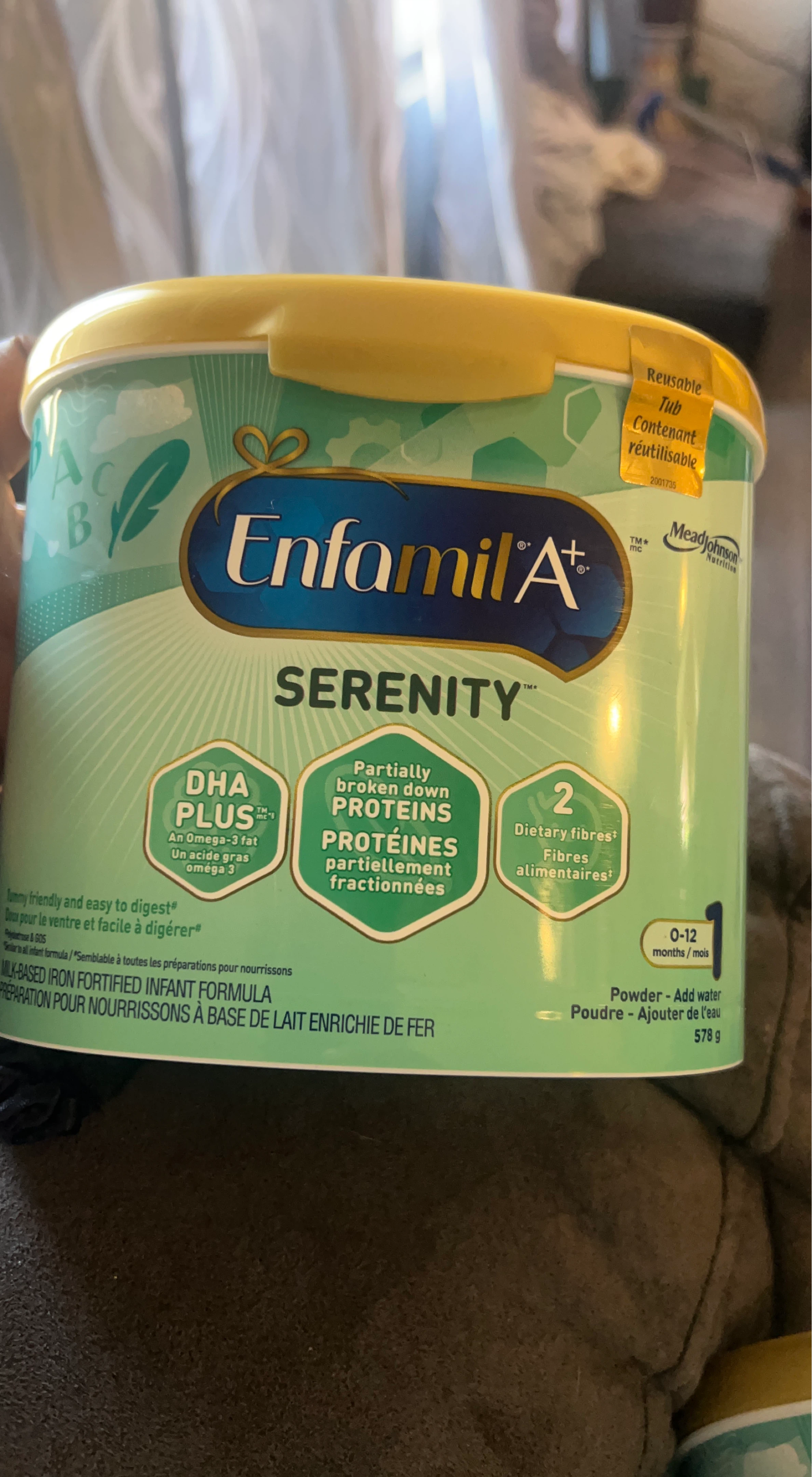 Enfamil A+ Serenity Infant Formula 578g