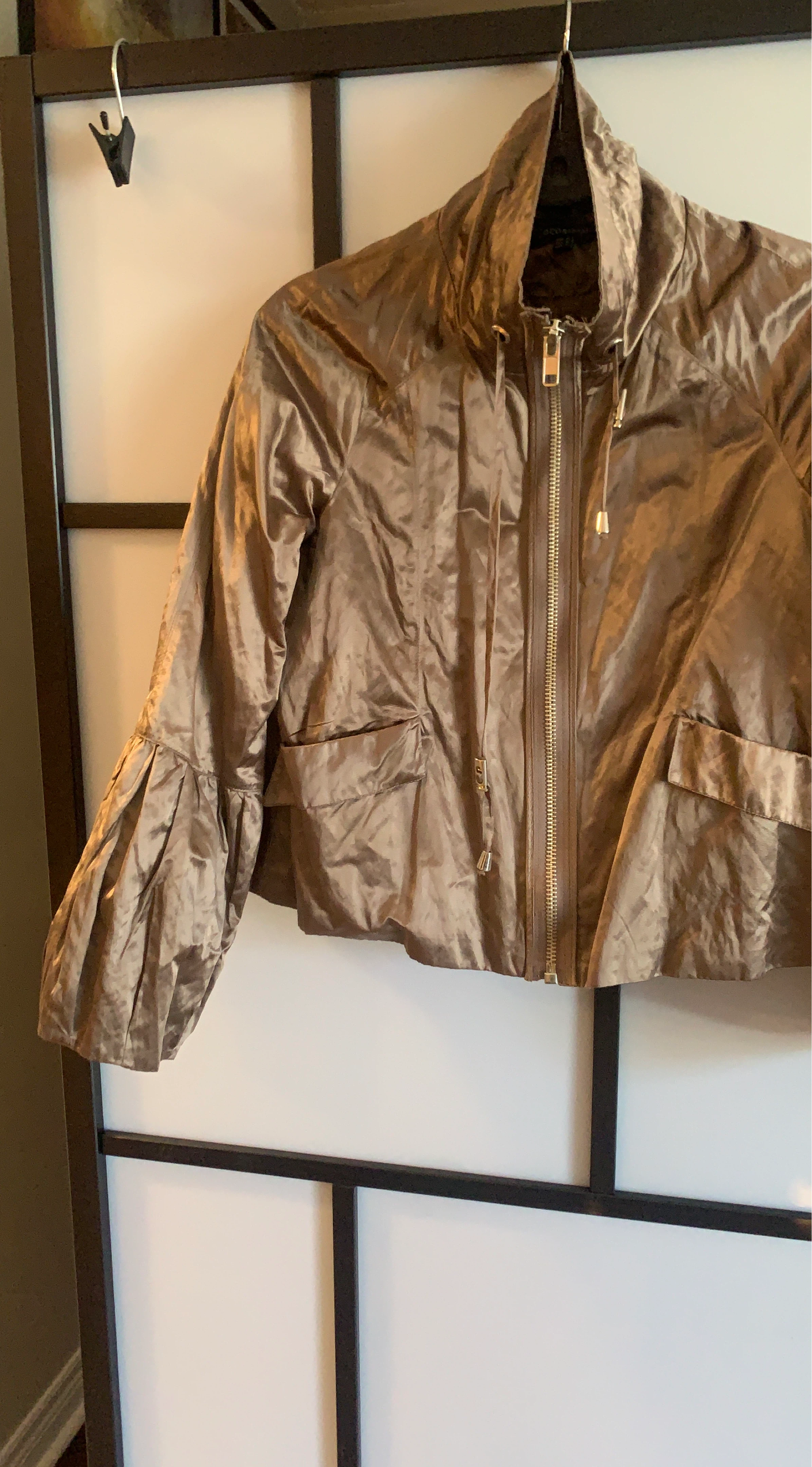 COCO & tashi Women's Bronze Shimmer Jacket - Size Medium