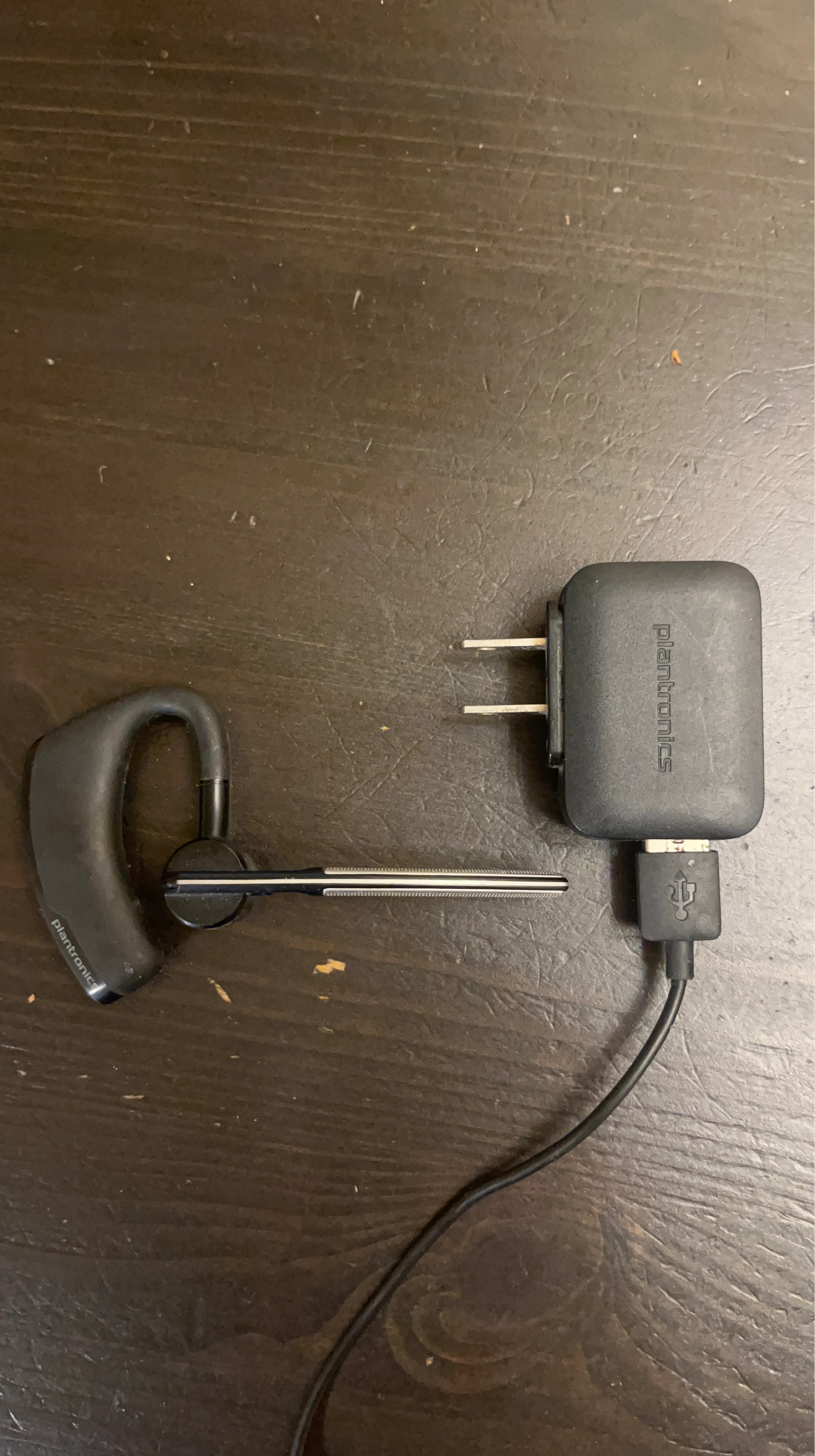 Plantronics Bluetooth Headset with Charger