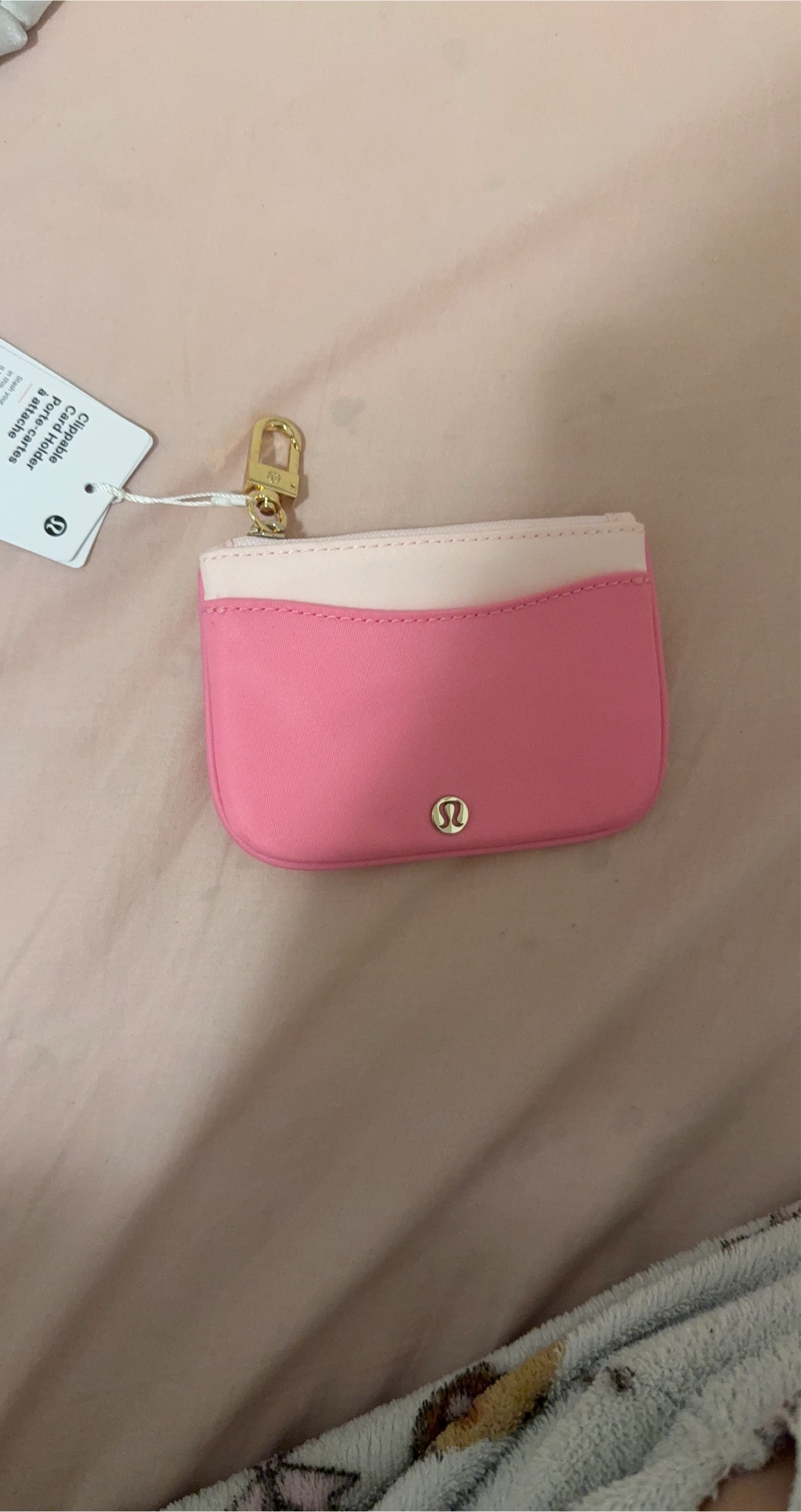 Lululemon Pink Card Holder