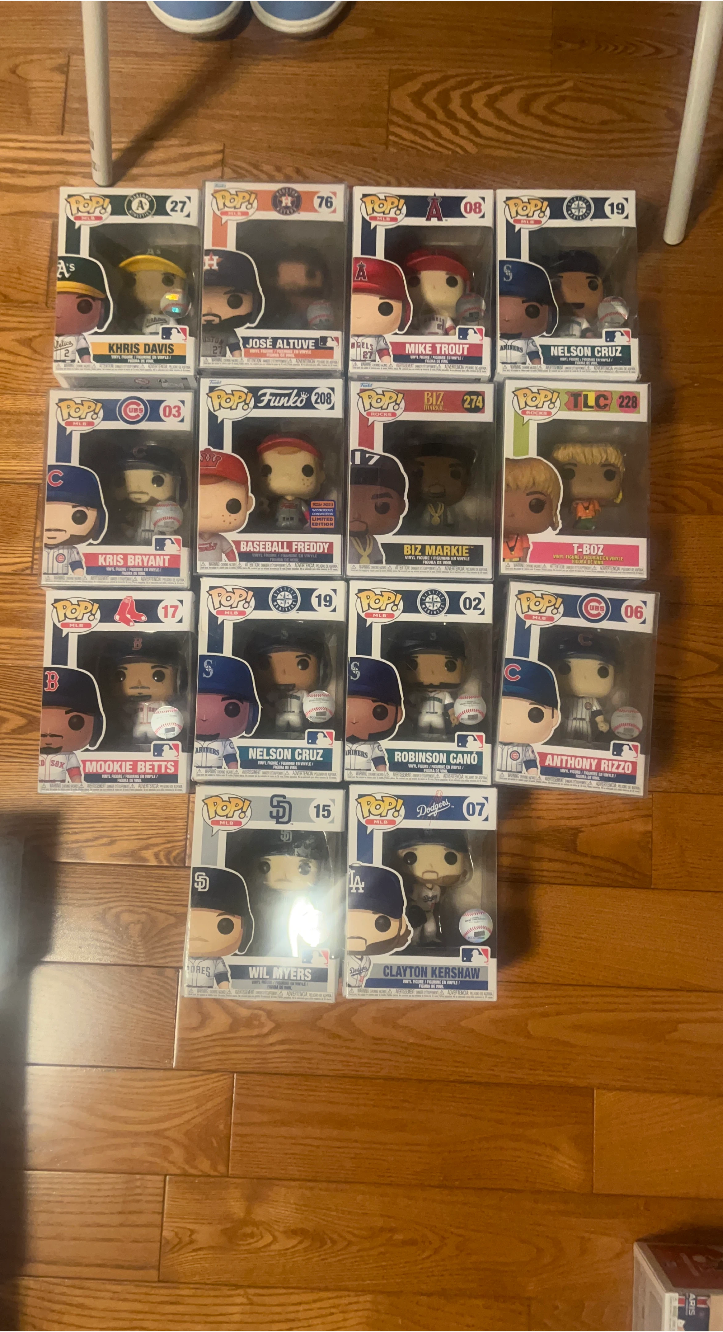 Funko Pop! MLB & Rocks Figures