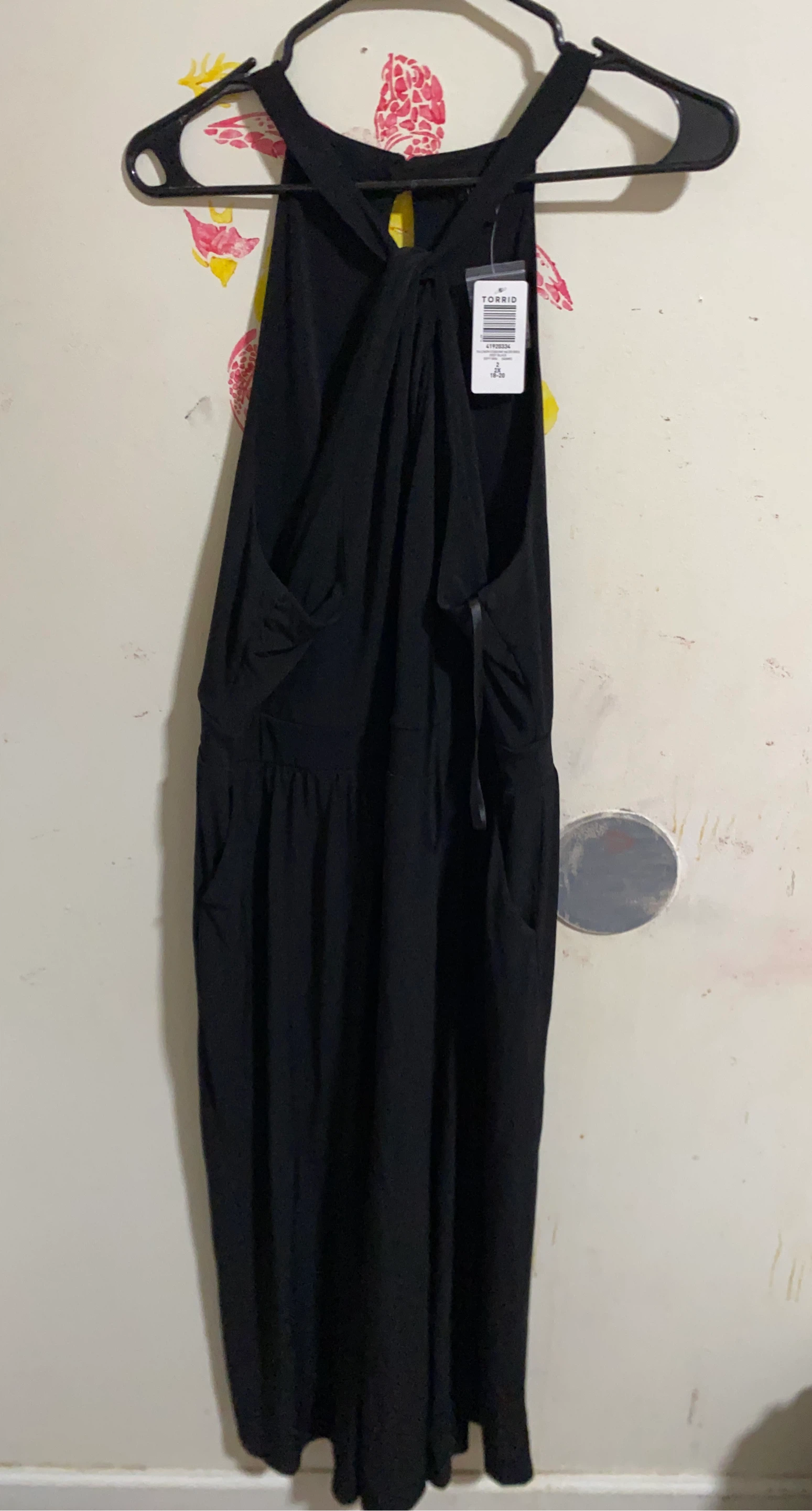 Torrid Black Maxi Dress with Pockets
