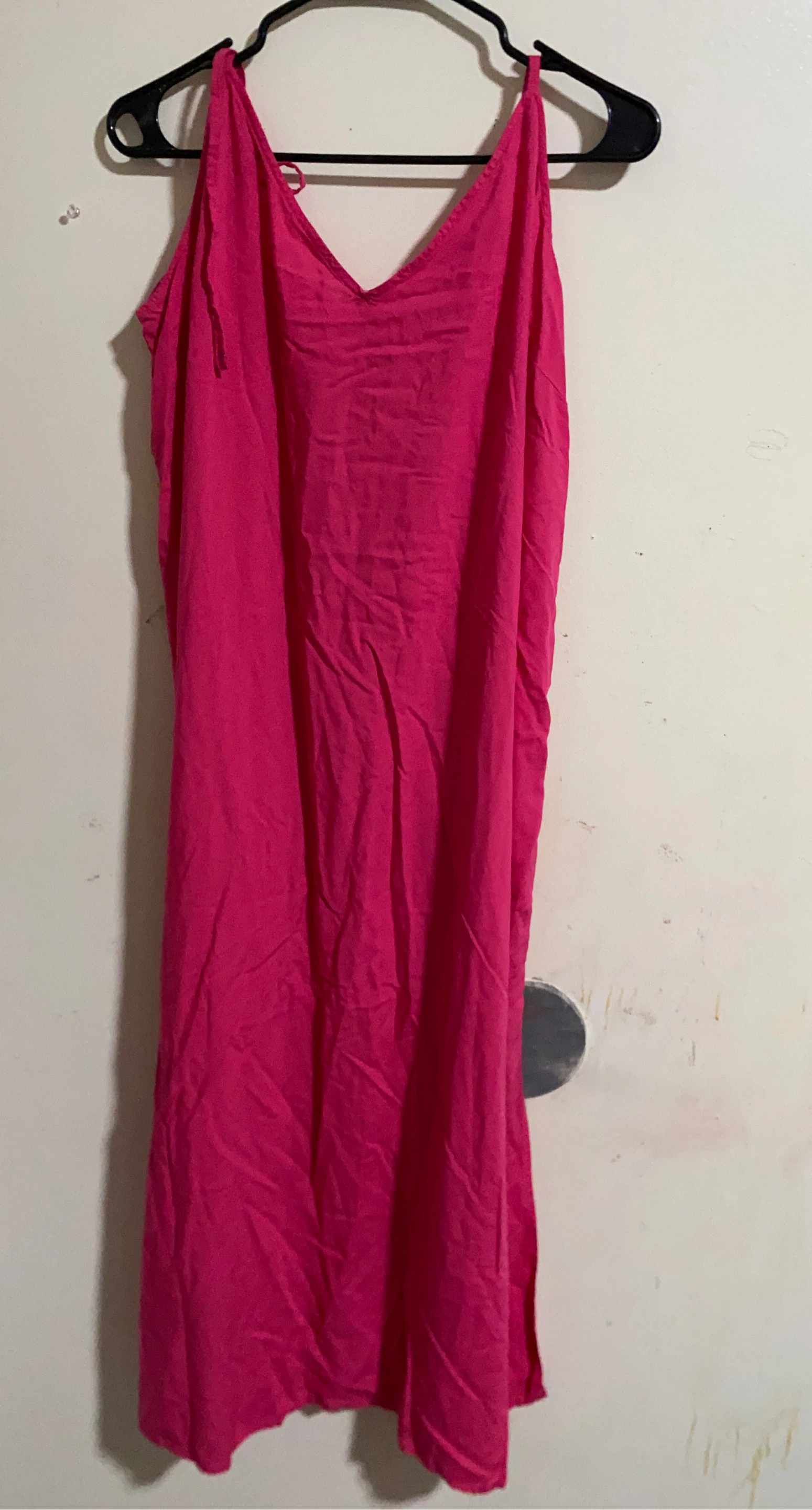 Women's Pink V-Neck Sundress
