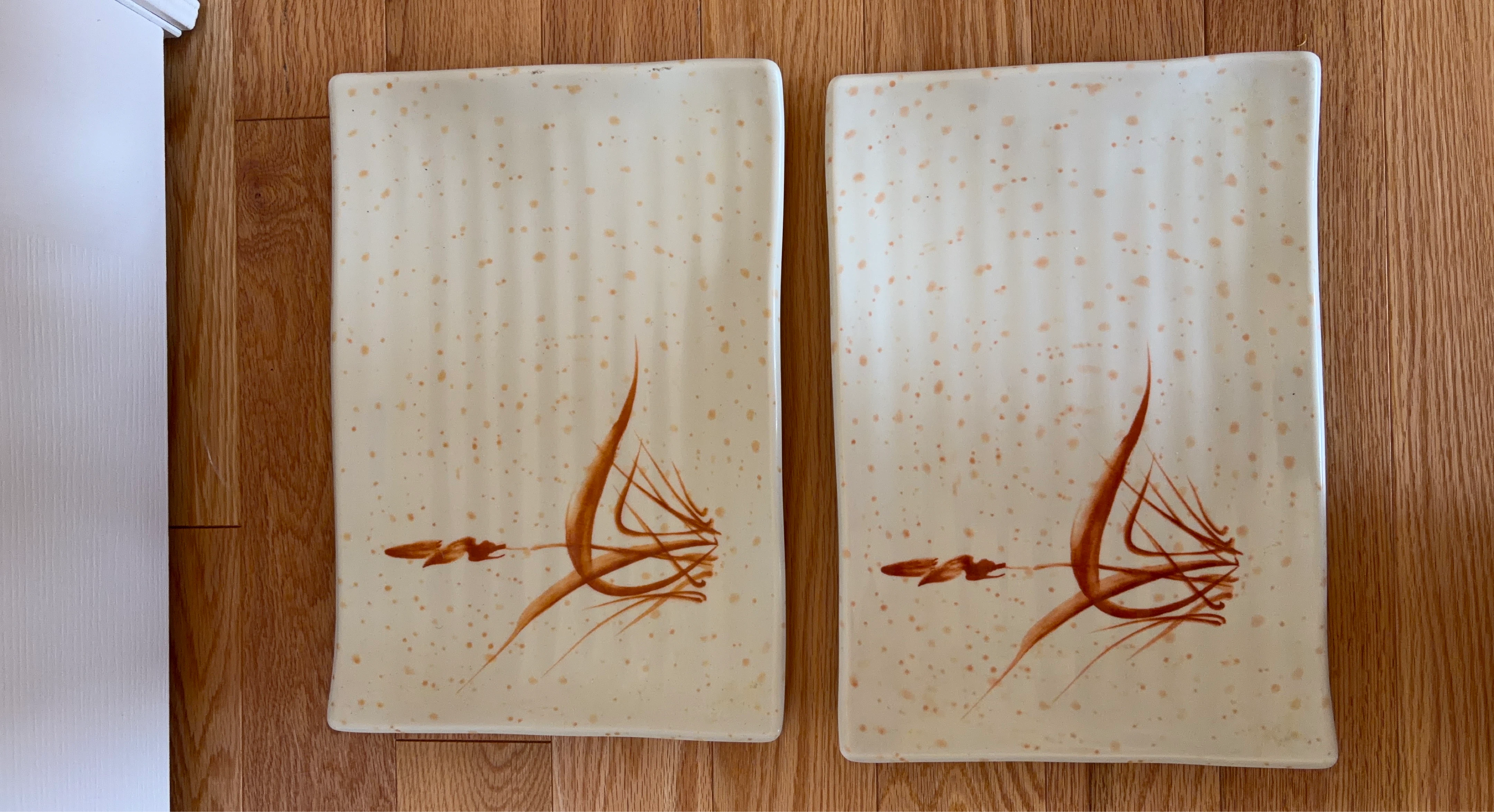 Set of 2 Rectangular Serving Platters