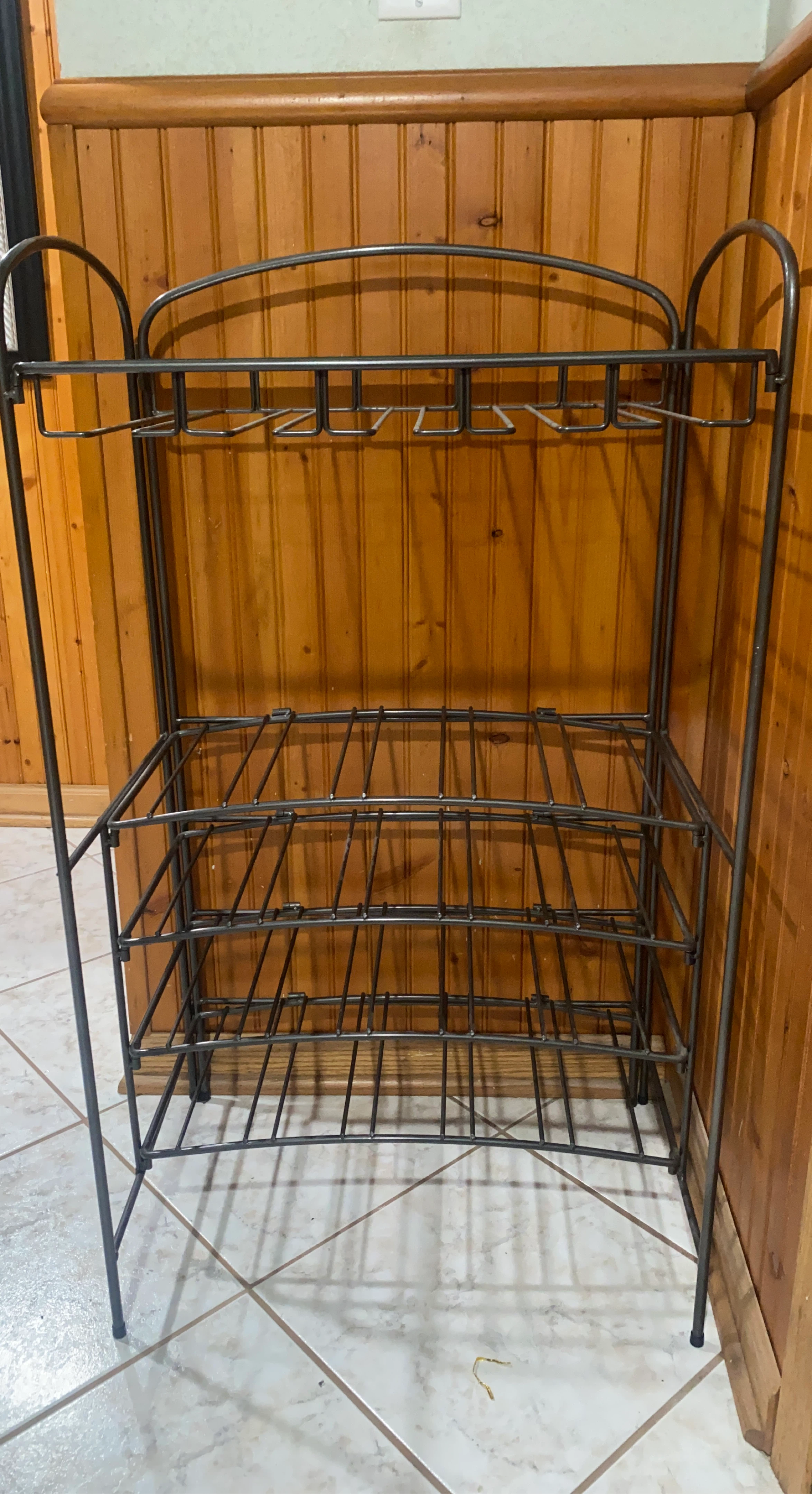 Metal Wine Rack Shelf
