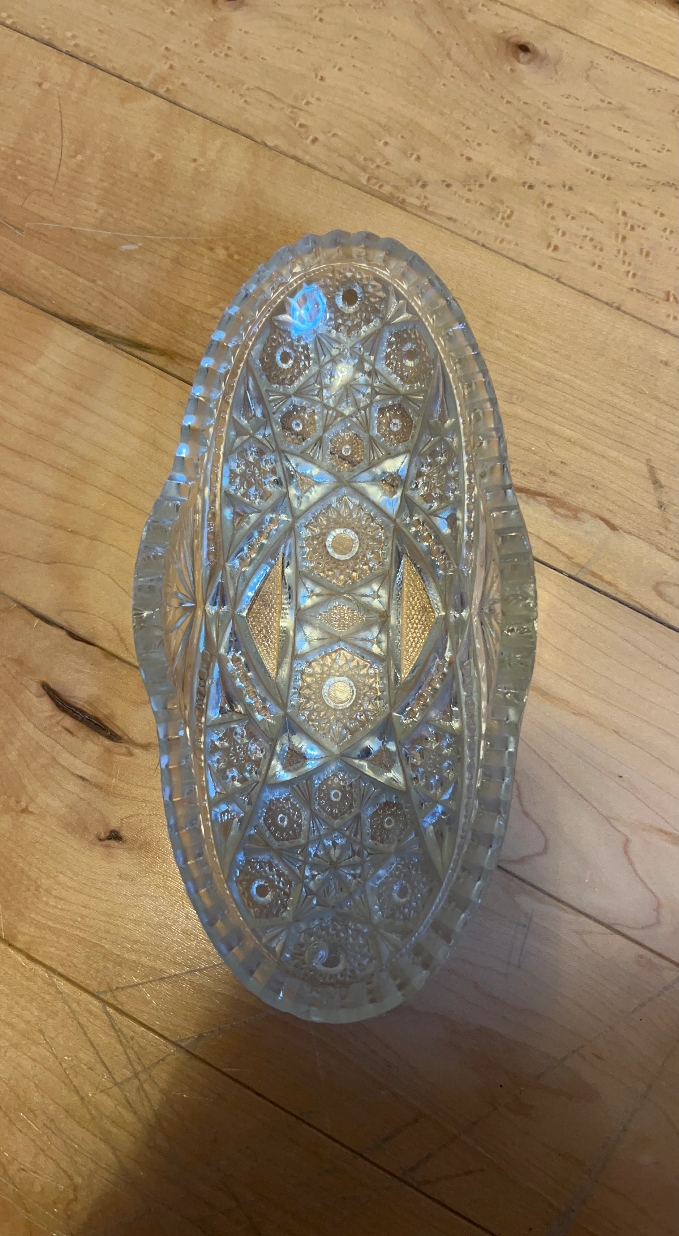Glass Relish Dish