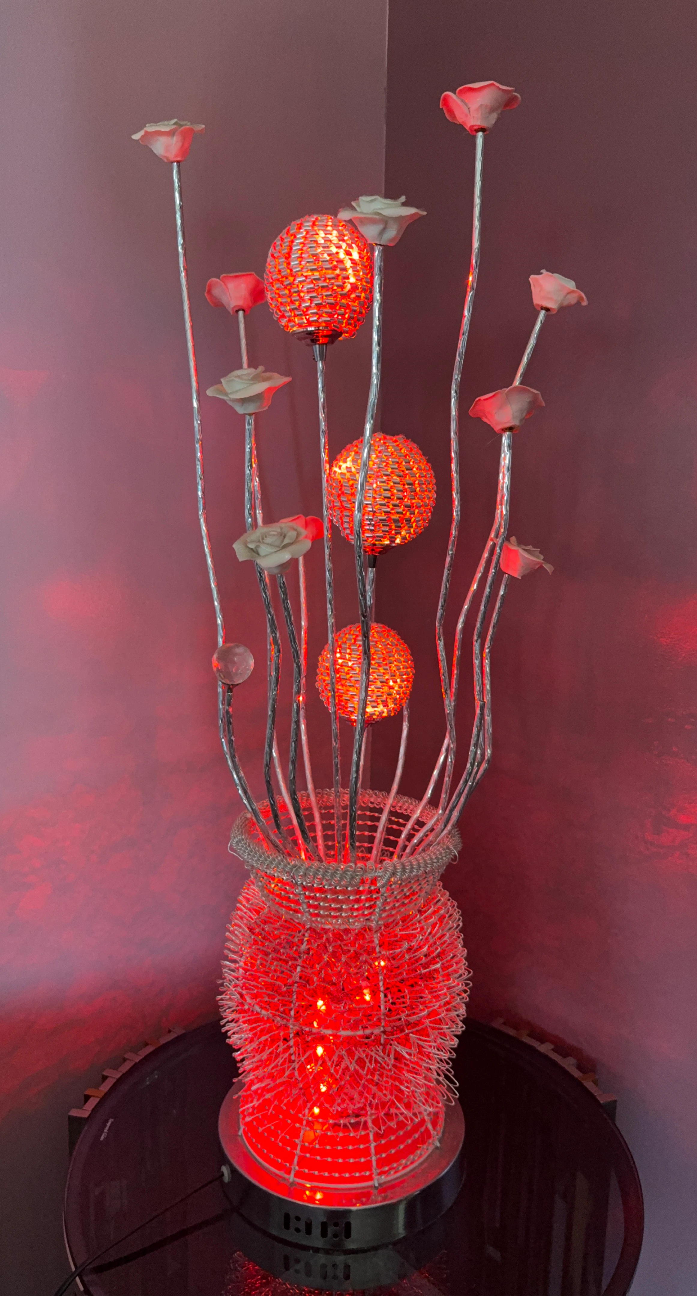 Decorative Floral Lamp with Color Changing LED Lights