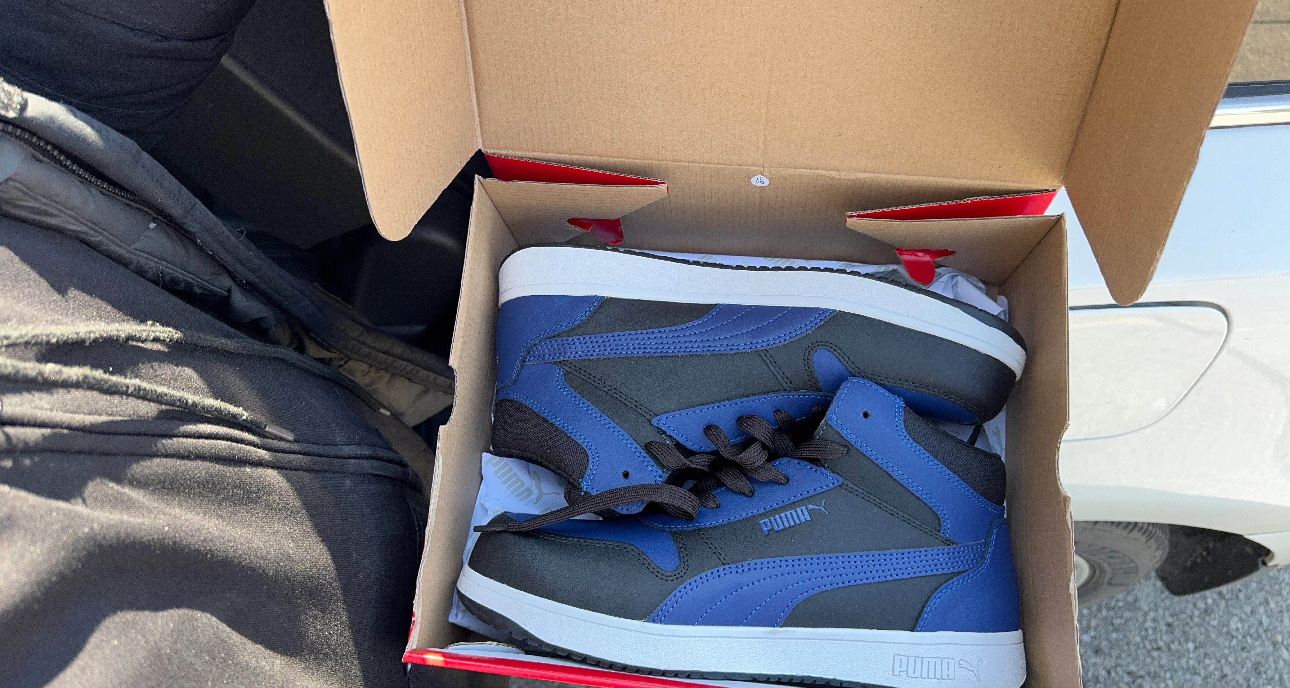 Puma safety  High-Top Sneakers - Black and Blue
