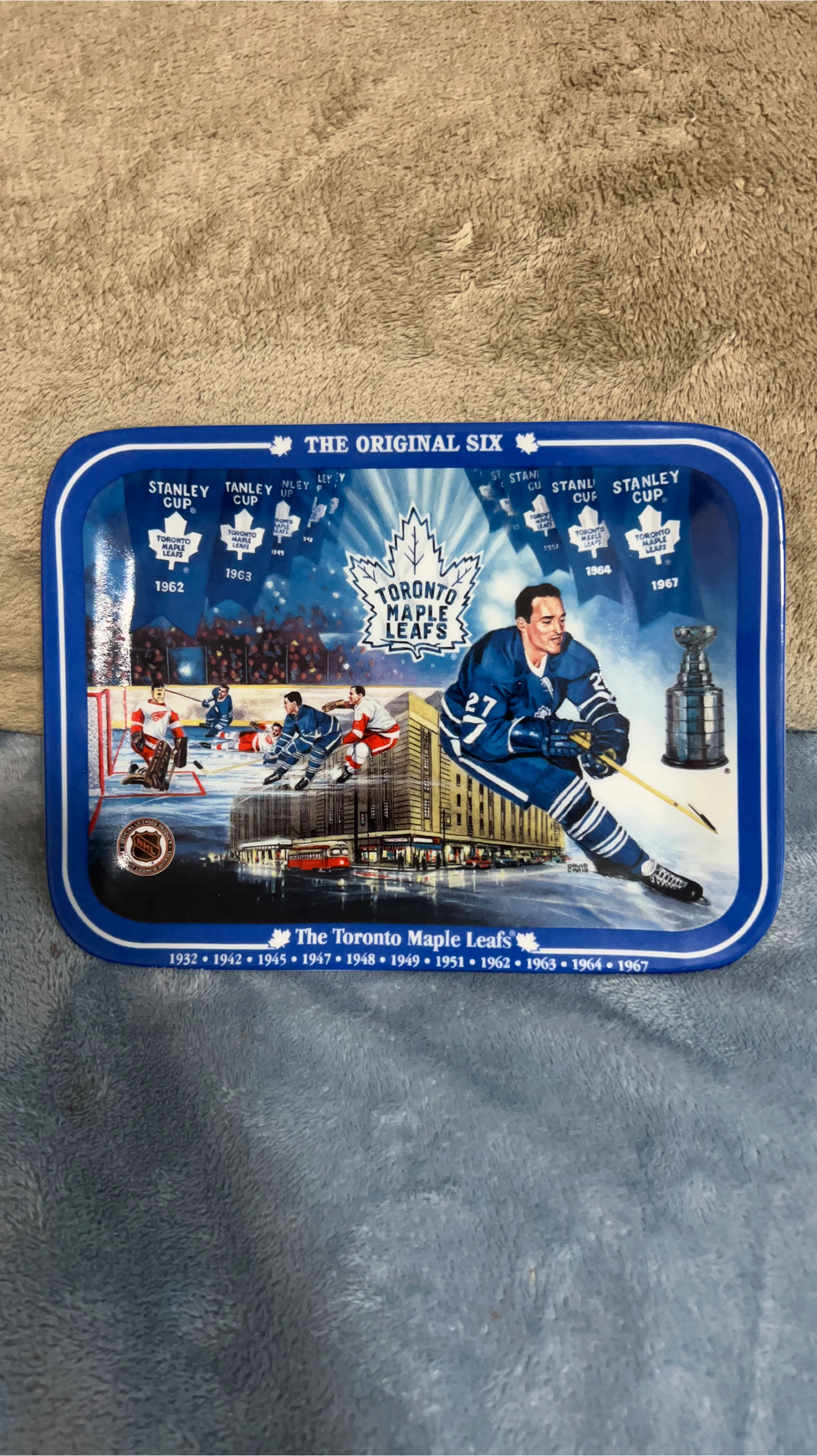 Toronto Maple Leafs The Original Six Tray