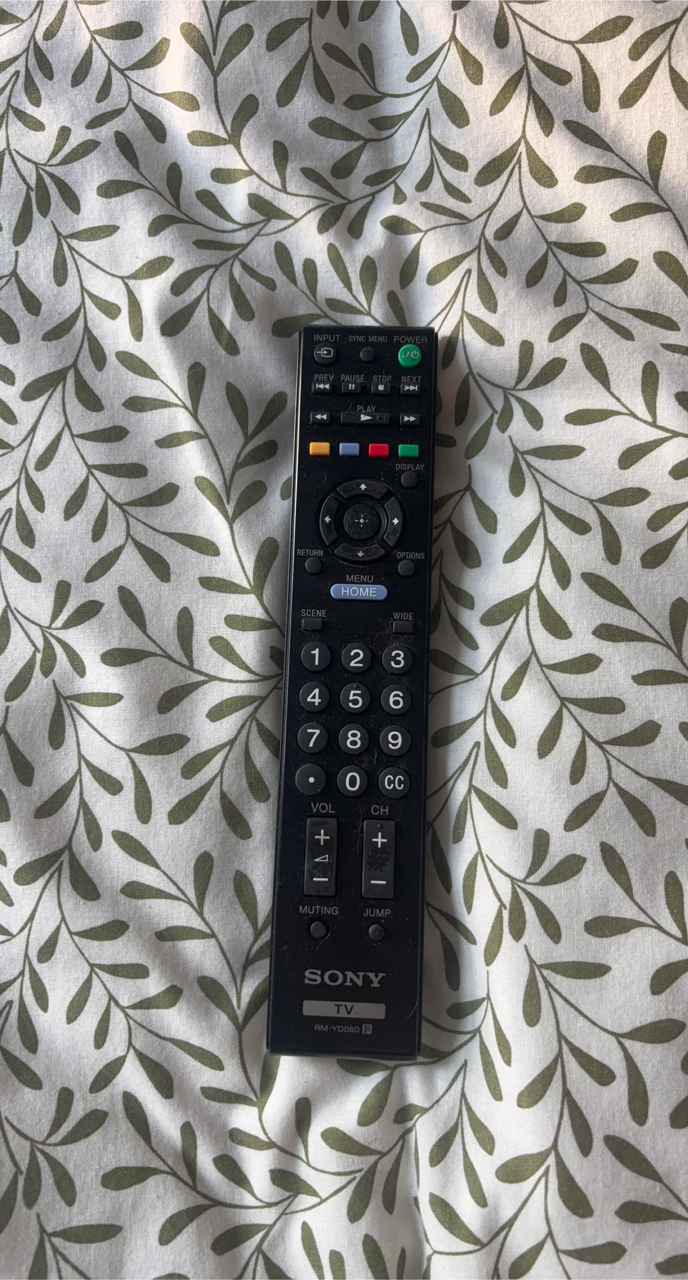 Sony RM-YD080 TV Remote Control